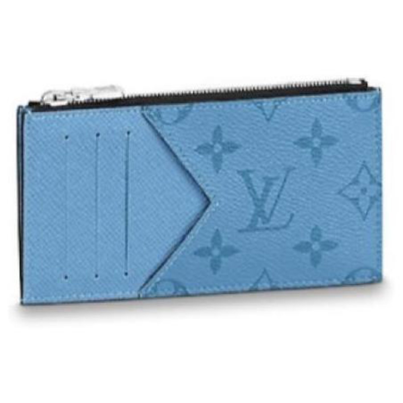 Louis Vuitton Limited Edition Blue Denim Monogram Denim Porte