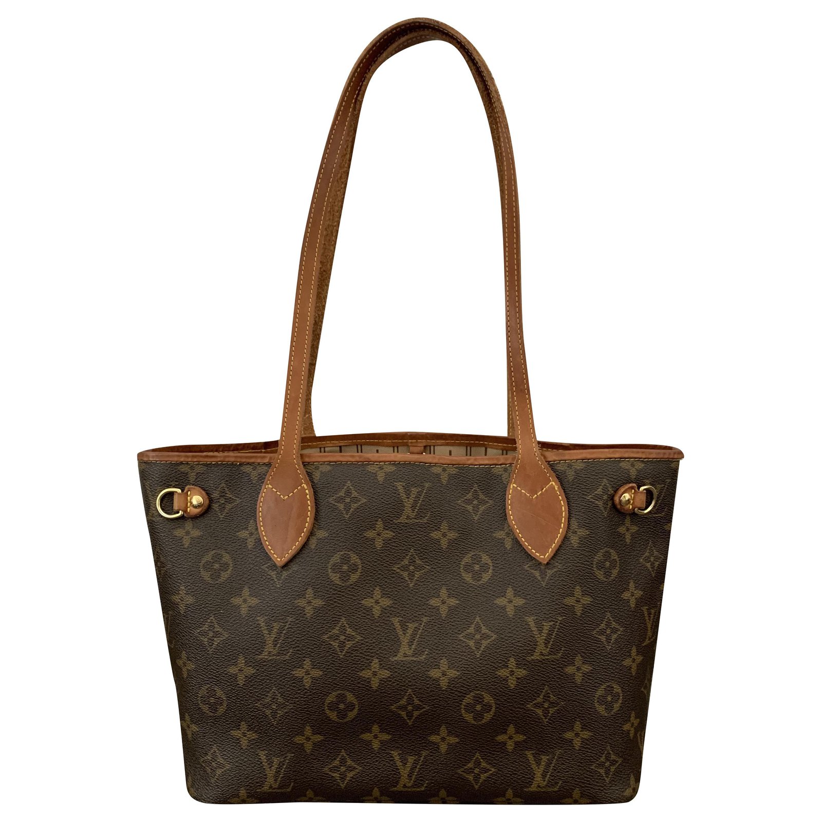 Louis Vuitton Neverfull Brown Cloth ref.267609 - Joli Closet