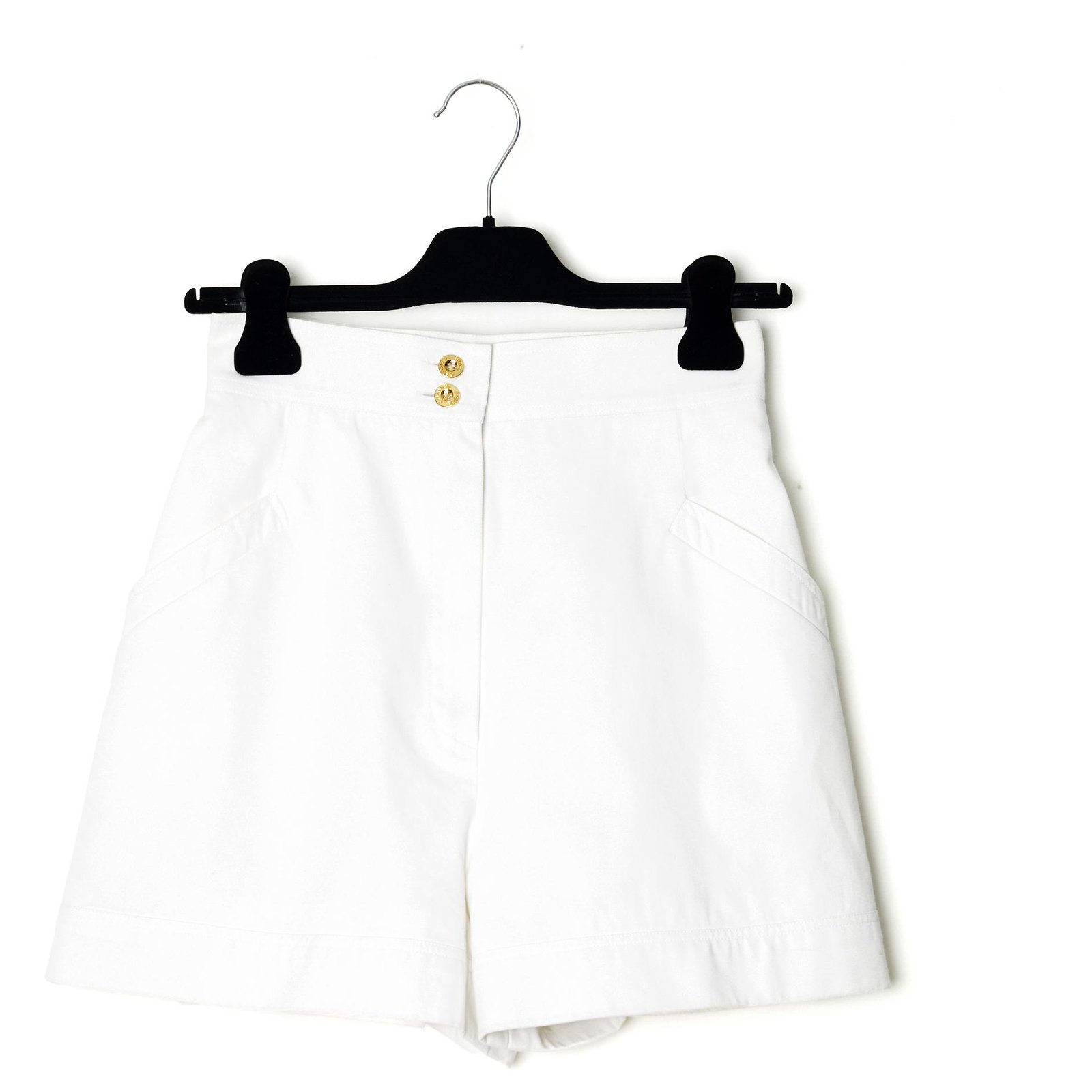 Authentic Second Hand Chanel Tiered Ruffled Shorts PSS23500134  THE  FIFTH COLLECTION