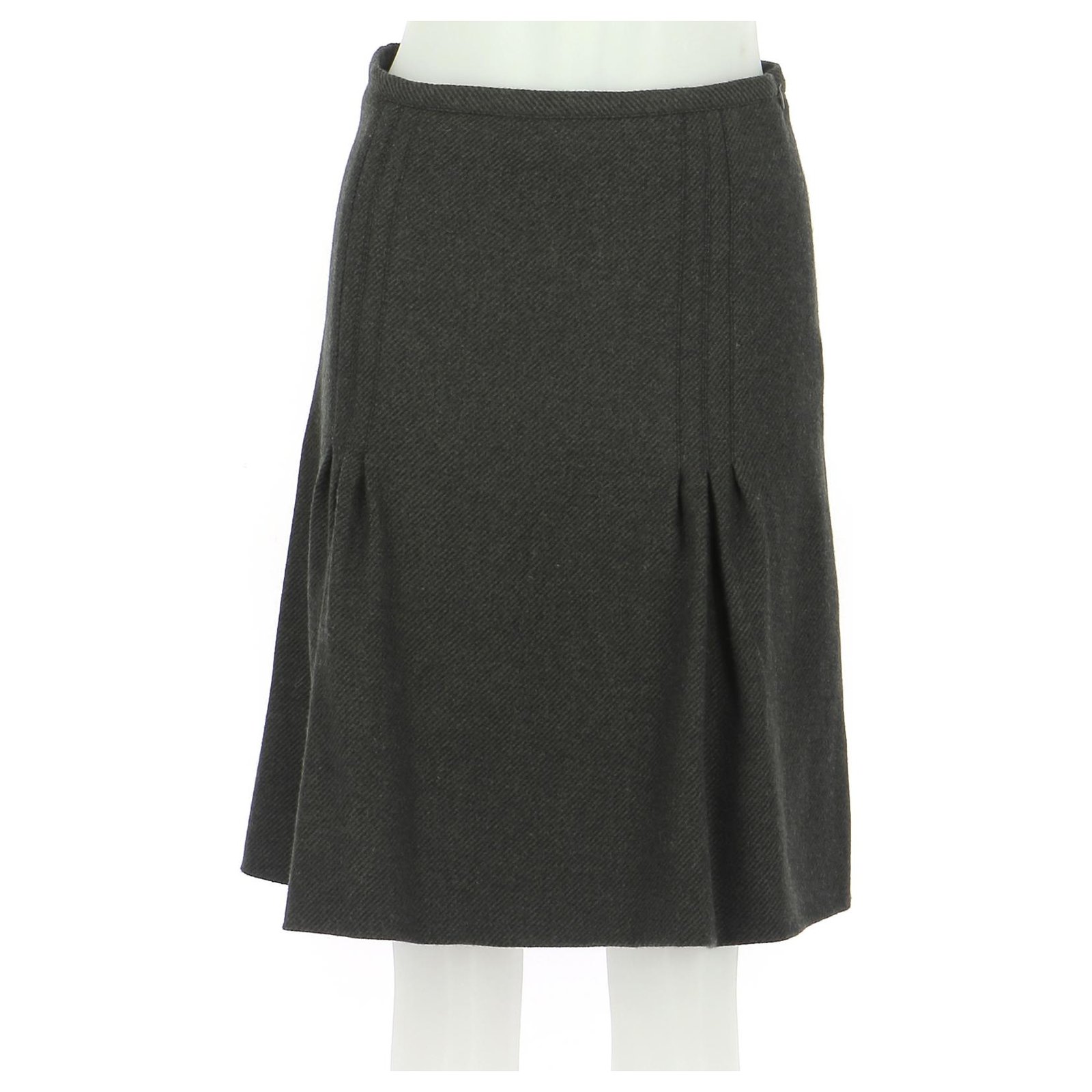 Burberry Skirt suit Khaki Wool  - Joli Closet