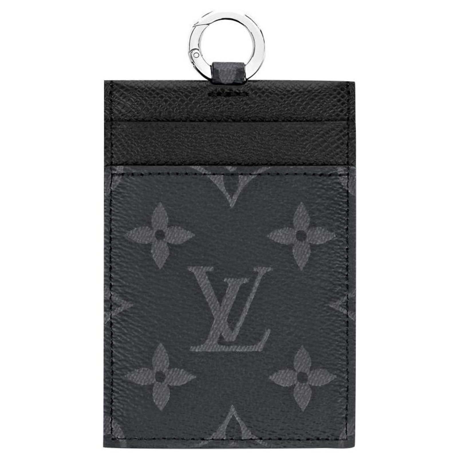 Louis Vuitton LV card holder in exotic leather Black ref.510446