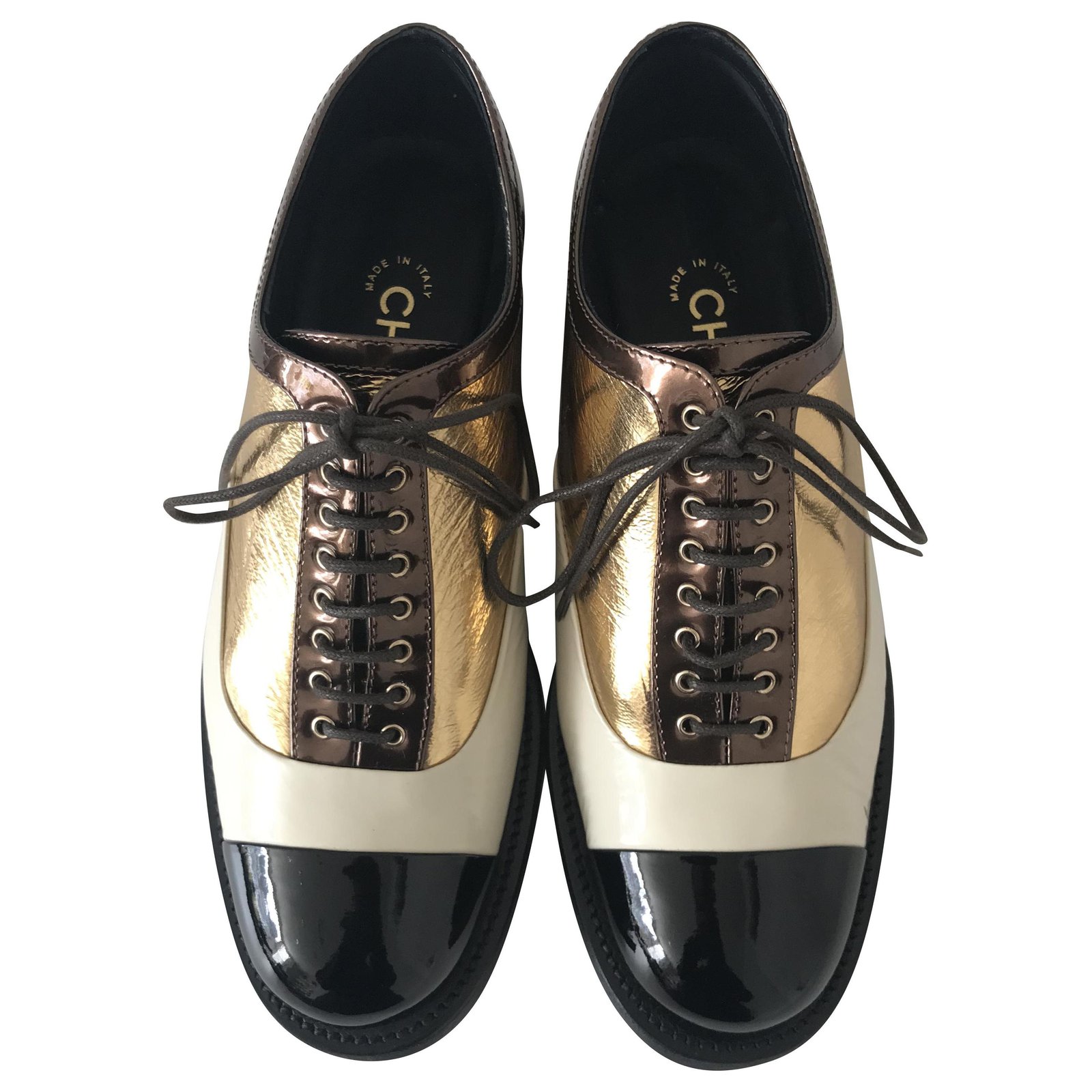 chanel brogues