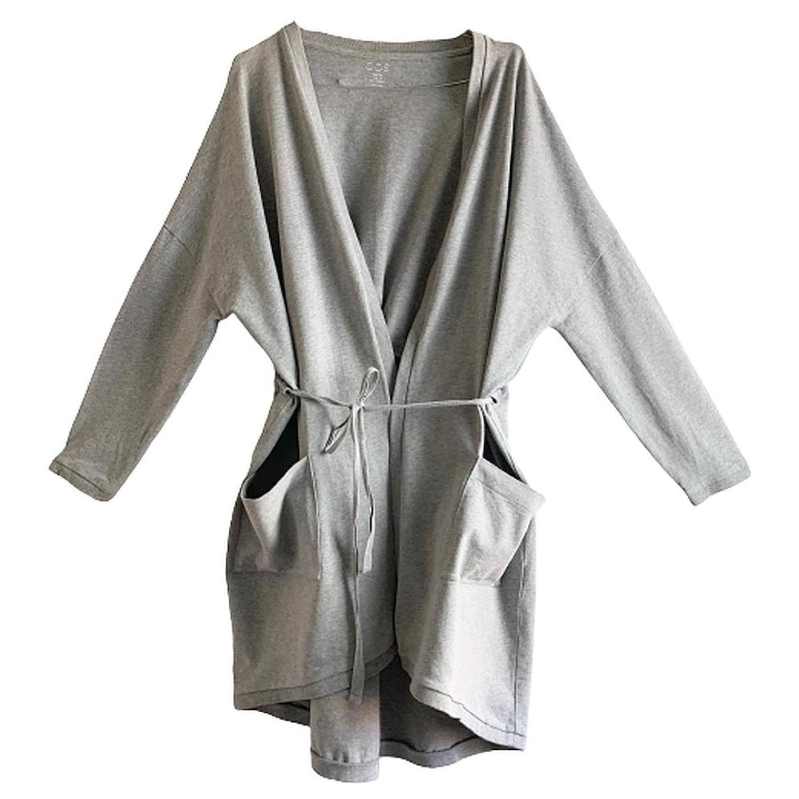 cos grey cardigan