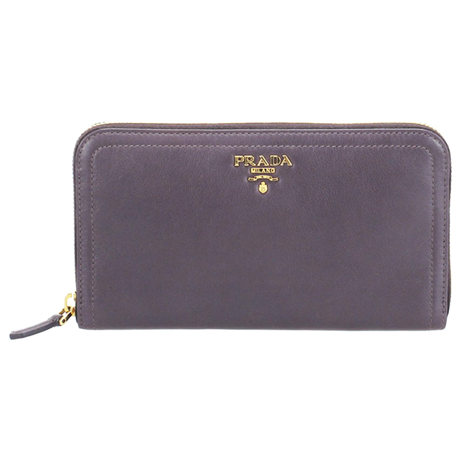 Prada Zip Around Coin Purse - Black