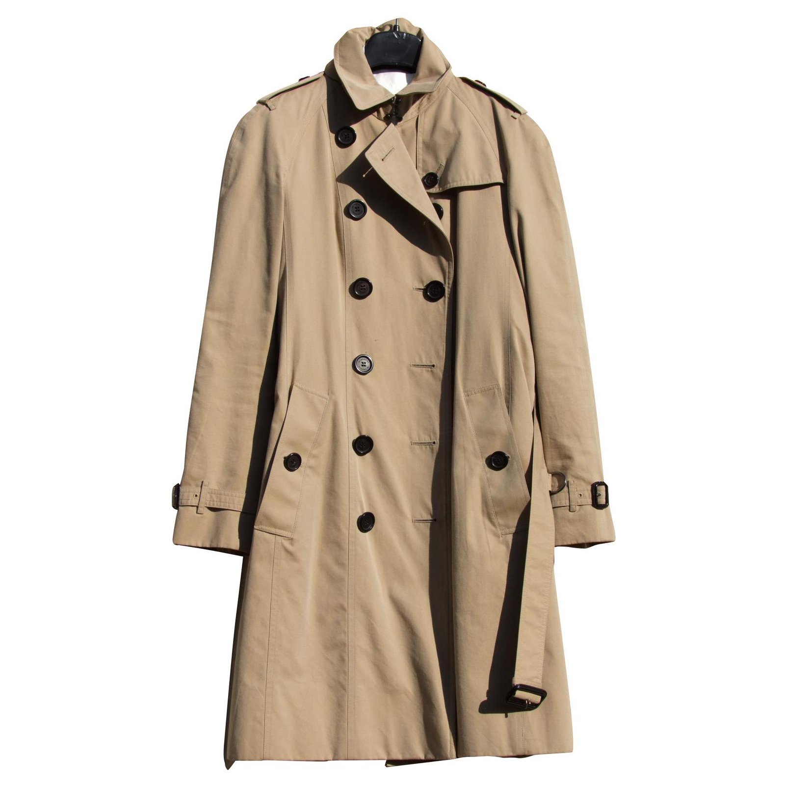 Burberry Trench coats Beige Cotton ref.270306 - Joli Closet
