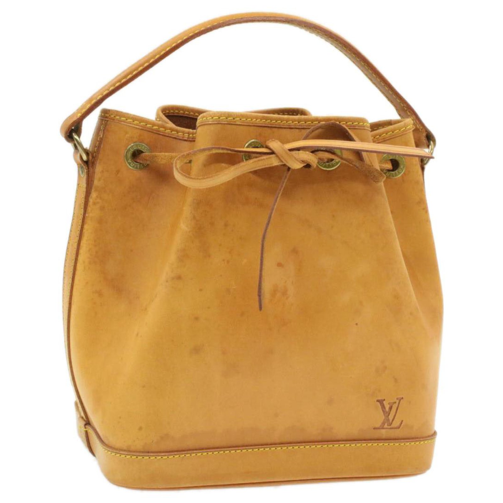 LOUIS VUITTON Nomade Mini Noe Hand Bag M43528 LV Auth 16431 Beige Leather  ref.270959 - Joli Closet