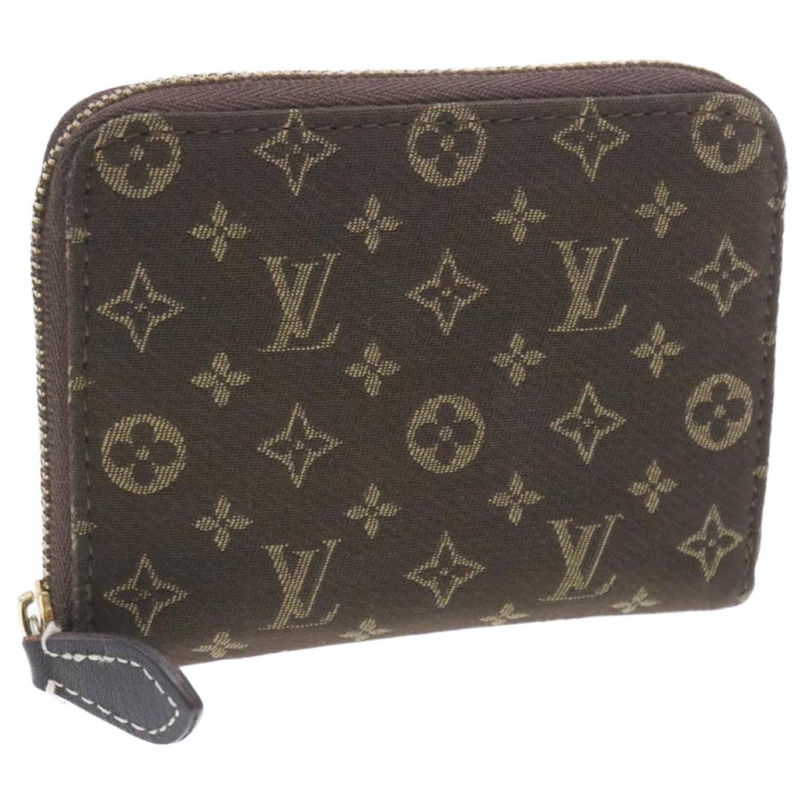 Louis Vuitton Monogram Canvas Zippy Coin Purse Brown