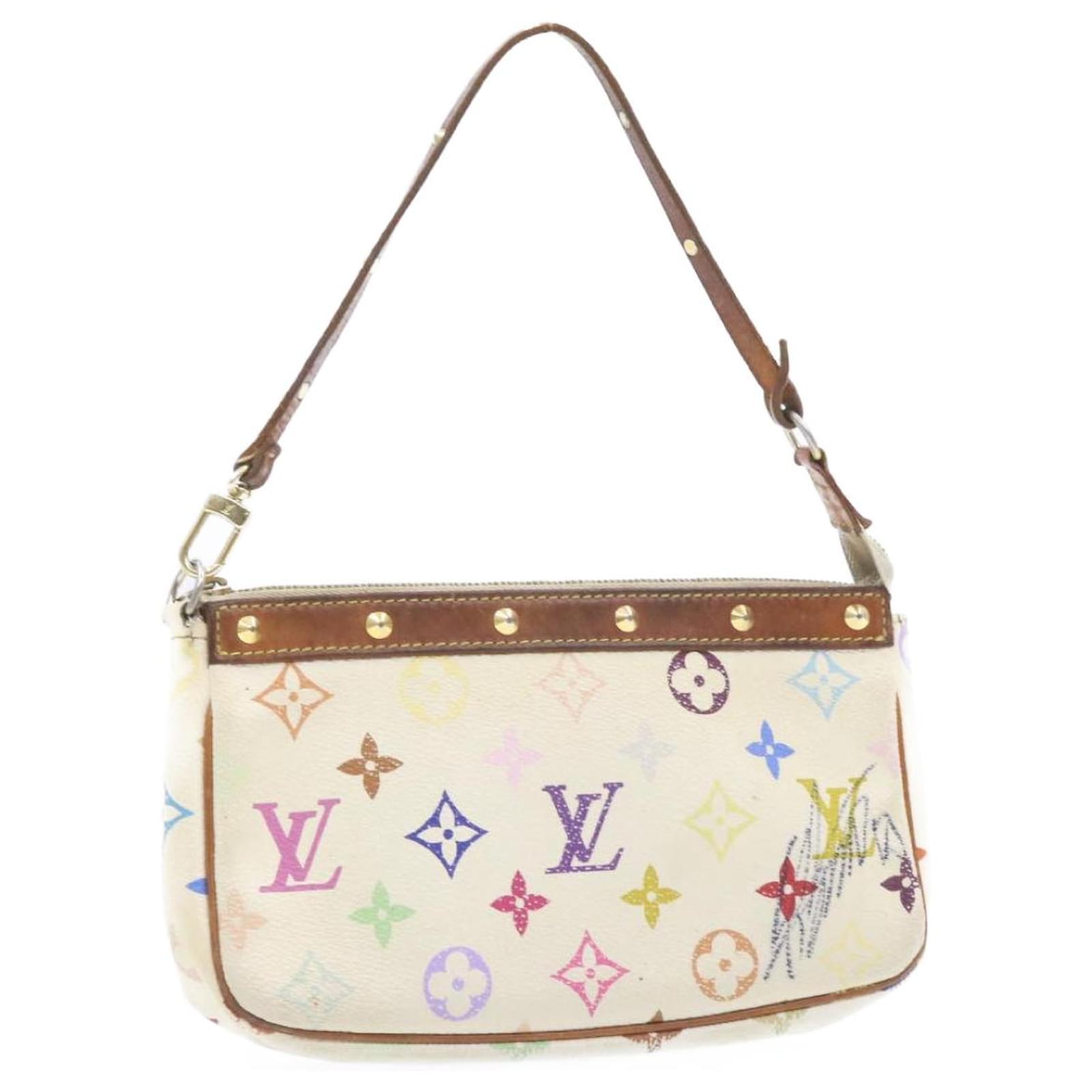 louis vuitton multicolor pochette bolsa
