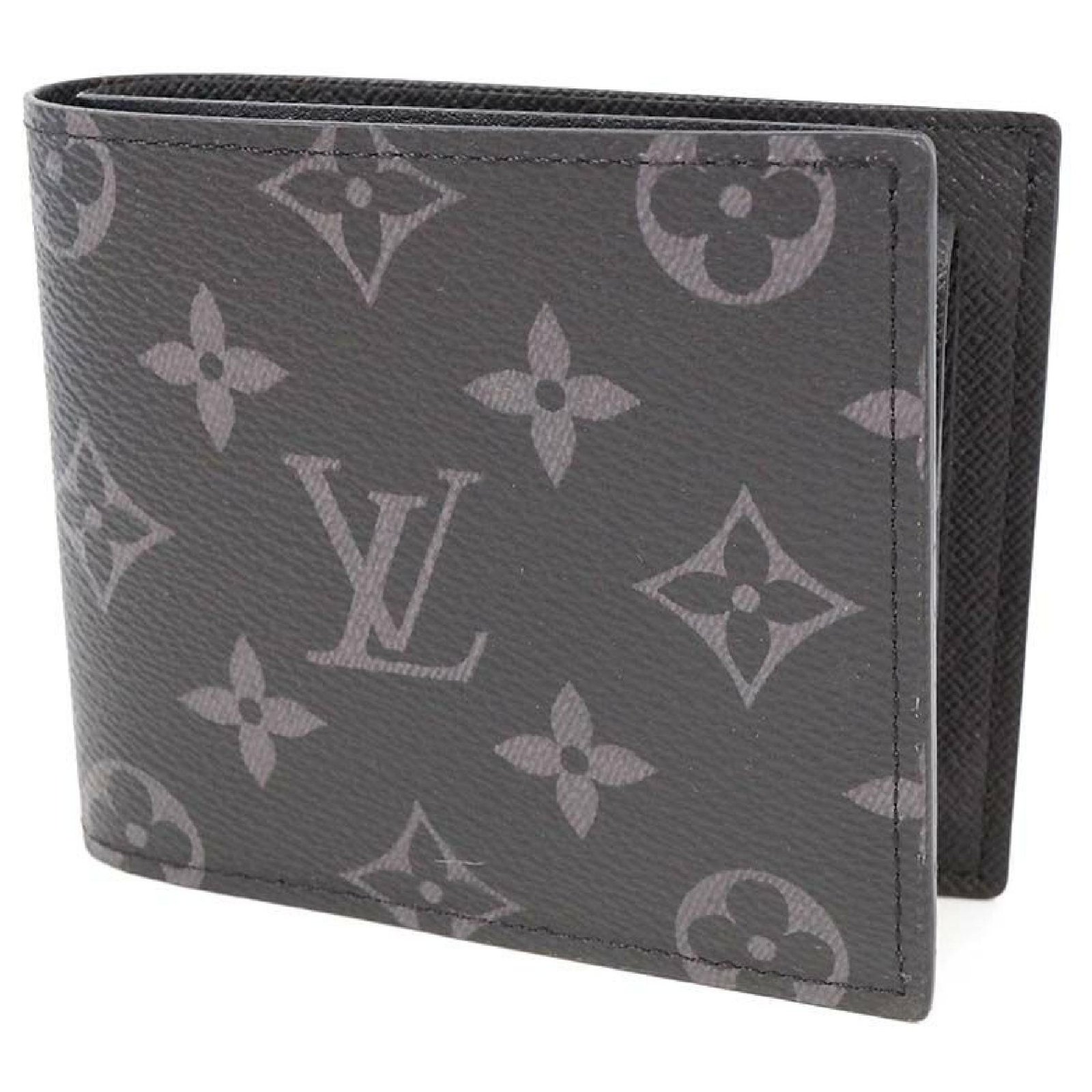 Louis Vuitton portofeuilles MarcoNM Mens Folded wallet black ref.271948 ...