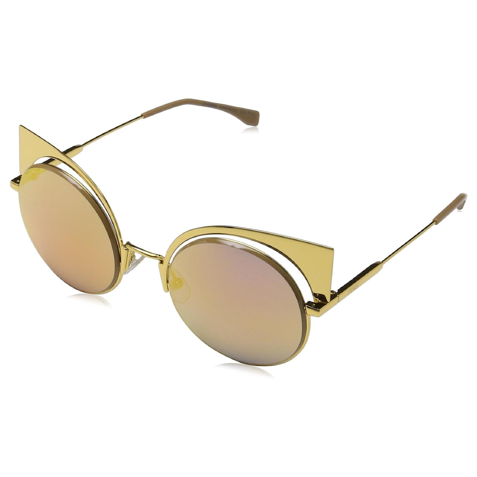 Eyewear Lunette Fendi 2021 FENDI EYEWEAR Oval-frame Crystal - Main Image
