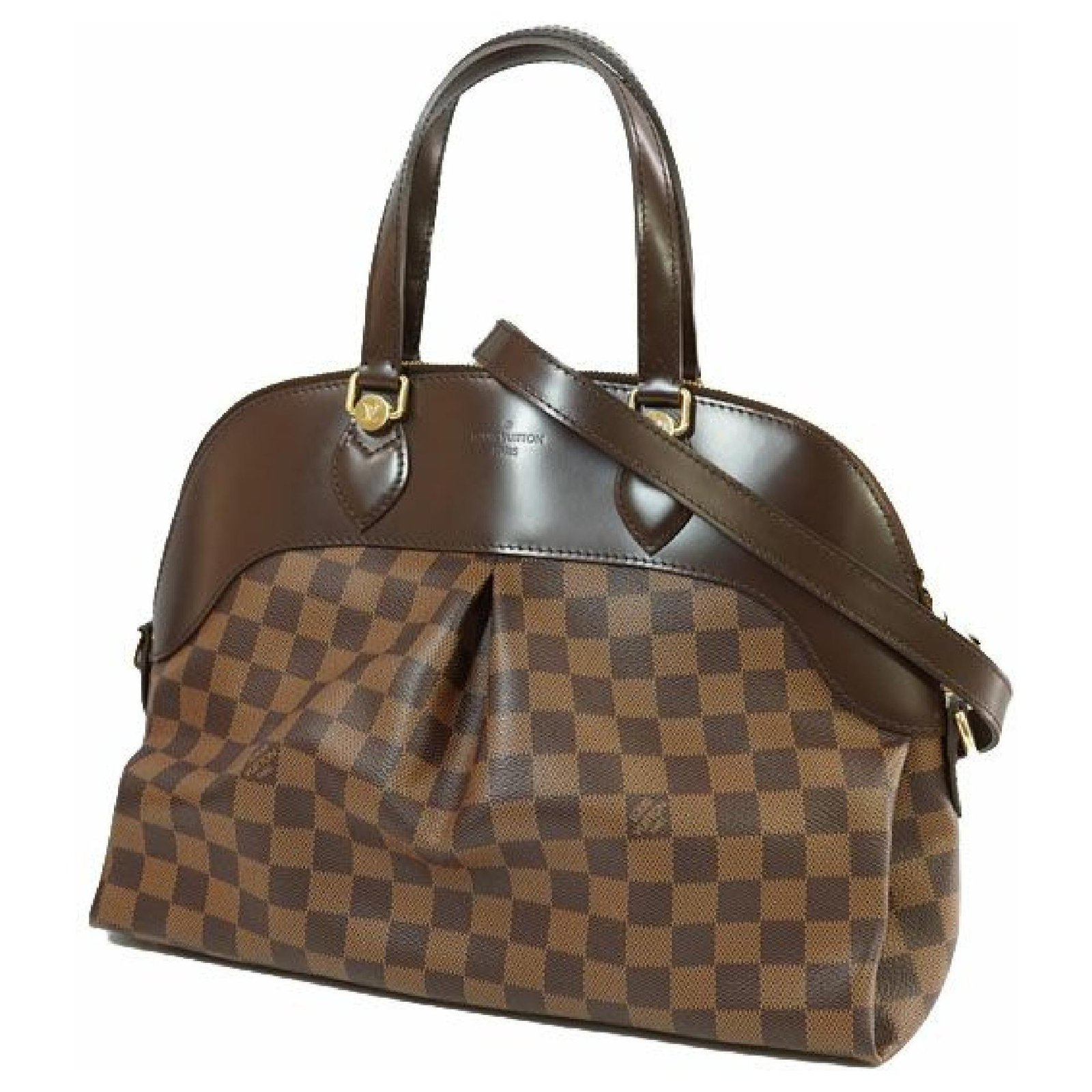 LOUIS VUITTON Salvi Womens handbag N41399 Damier Damier ebene Cloth  ref.272259 - Joli Closet