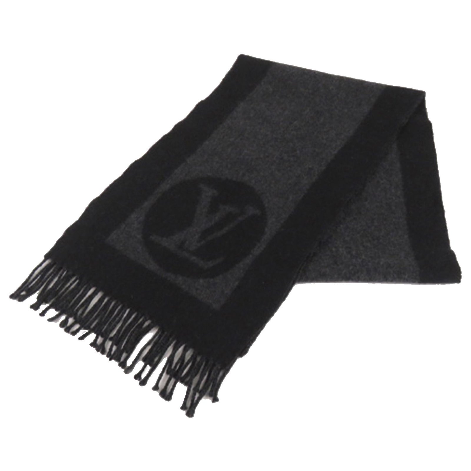 Louis Vuitton Louis Vuitton Cardiff Reversible Black Wool