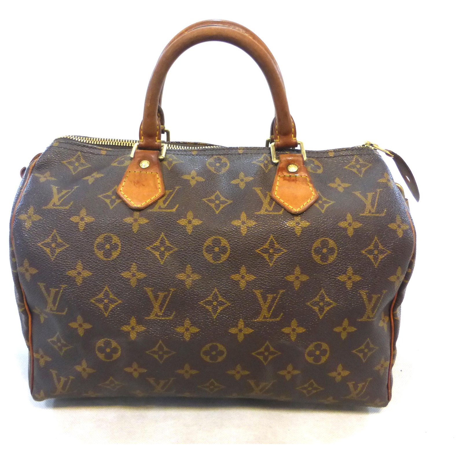 Louis Vuitton Speedy 30 Monogram Brown Leather ref.299192 - Joli