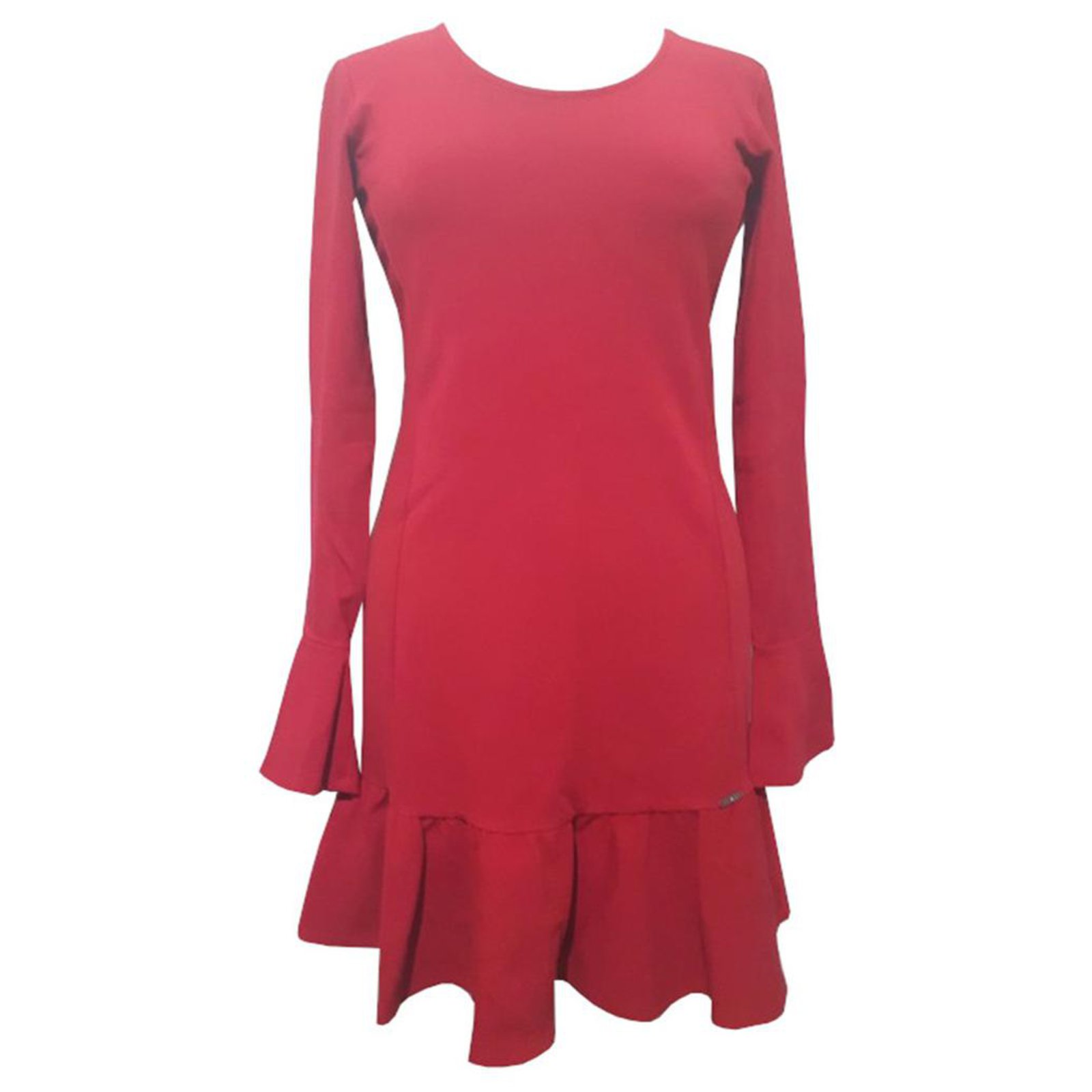 Mujer hermosa Polinizar Cambiarse de ropa Liu.Jo Vestidos Roja Viscosa ref.273470 - Joli Closet