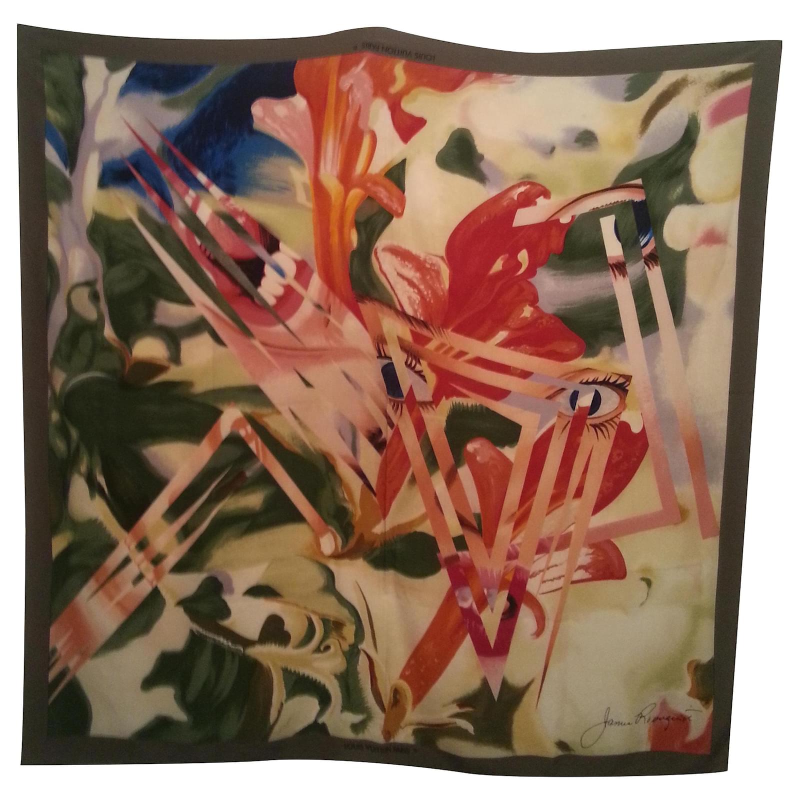 Louis vuitton large square limited edition signed james Rosenquist