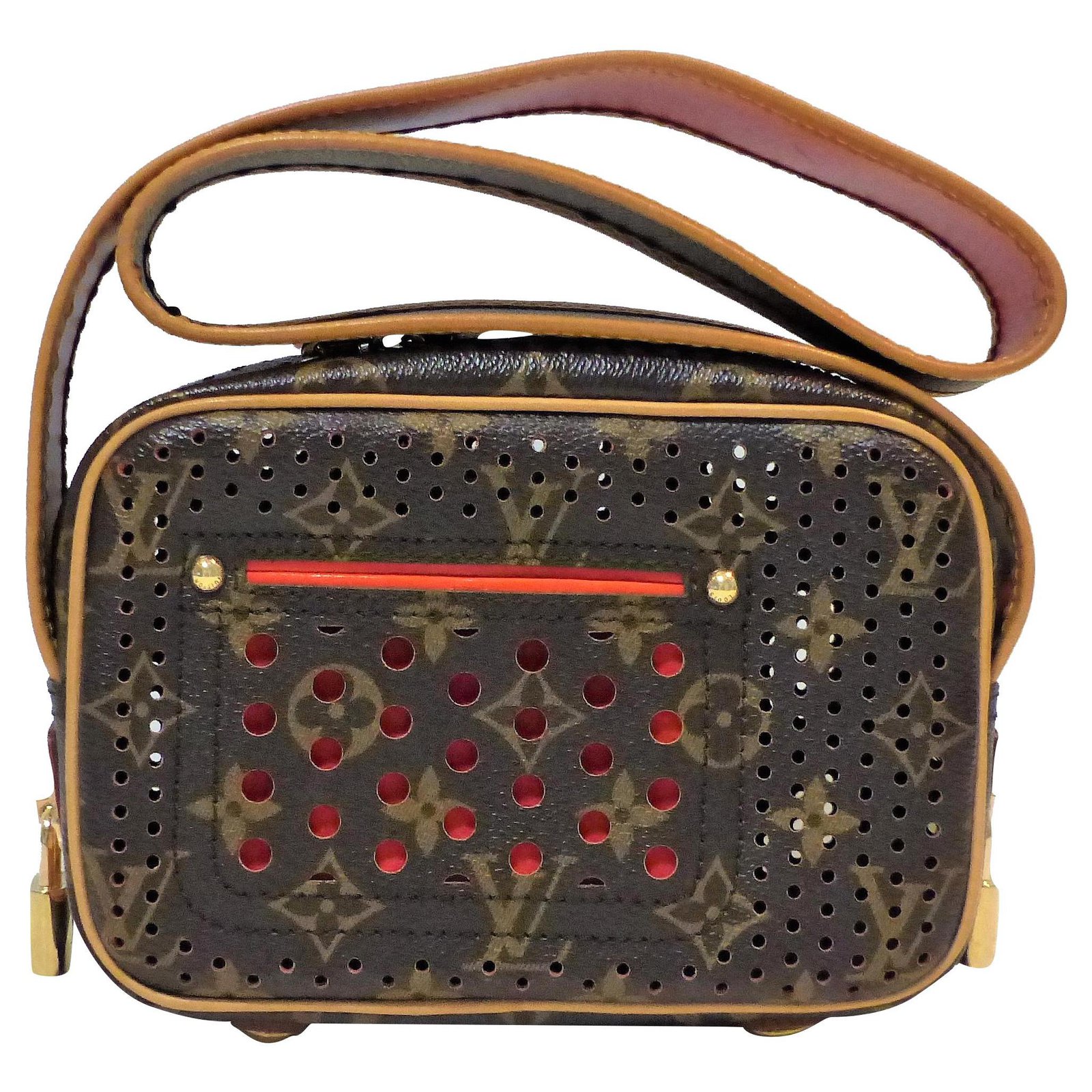 Louis Vuitton Limited Edition Monogram Perforated Trocadero Bag