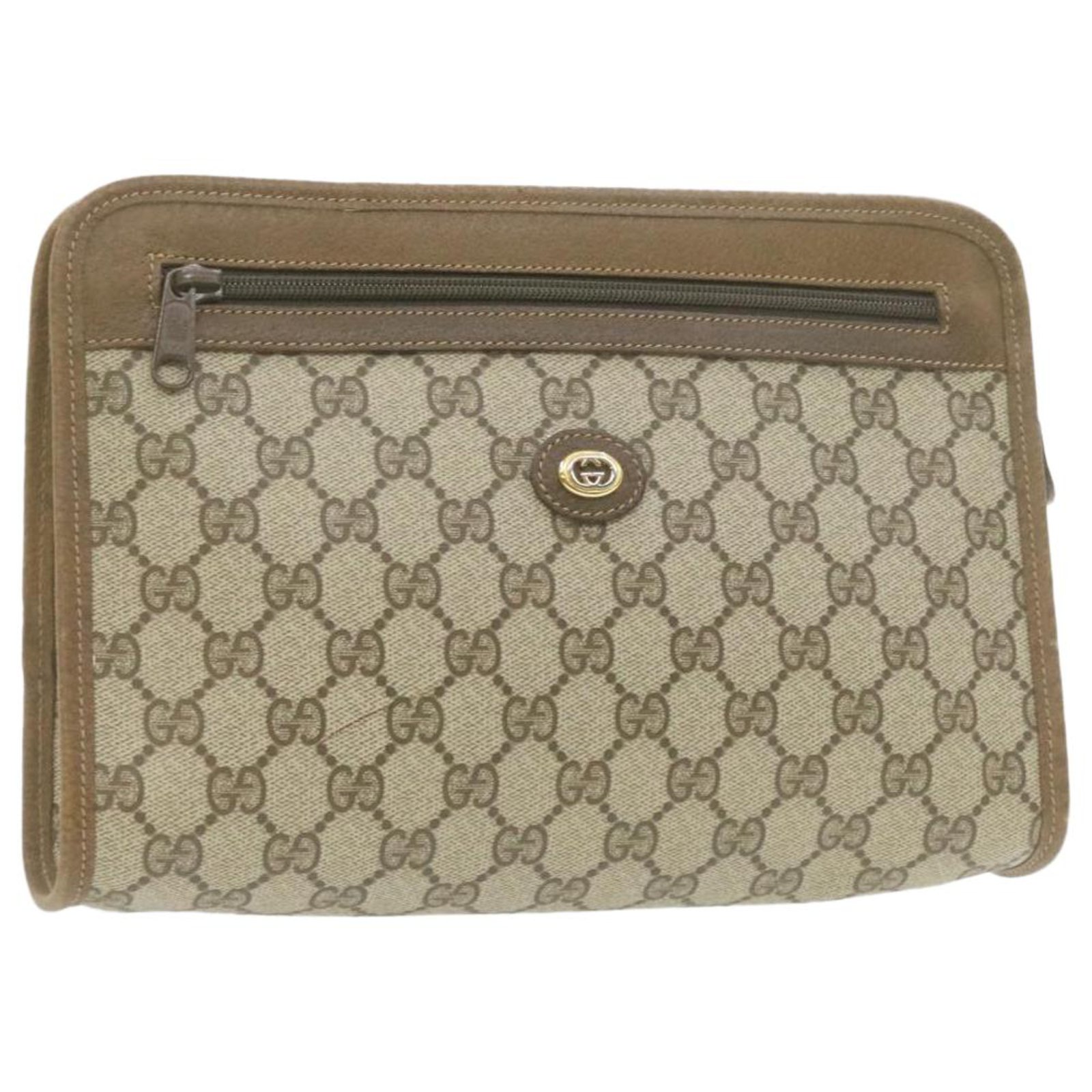 Gucci Clutch bag Beige Leather ref.274212 - Joli Closet