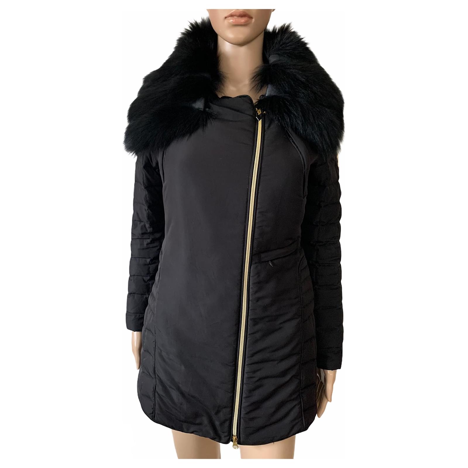 Just Cavalli Coats, Outerwear Black 