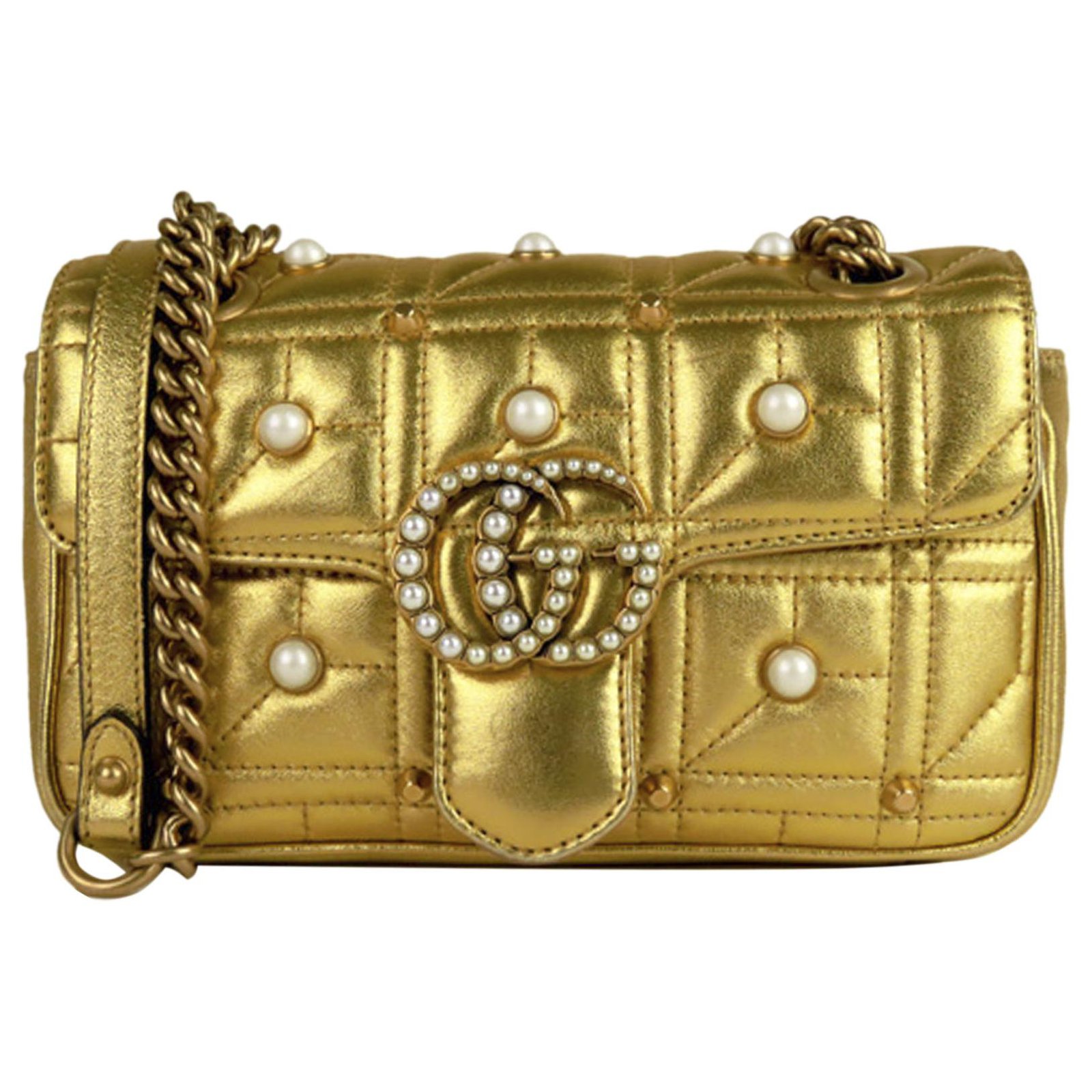 gucci gold bolsas