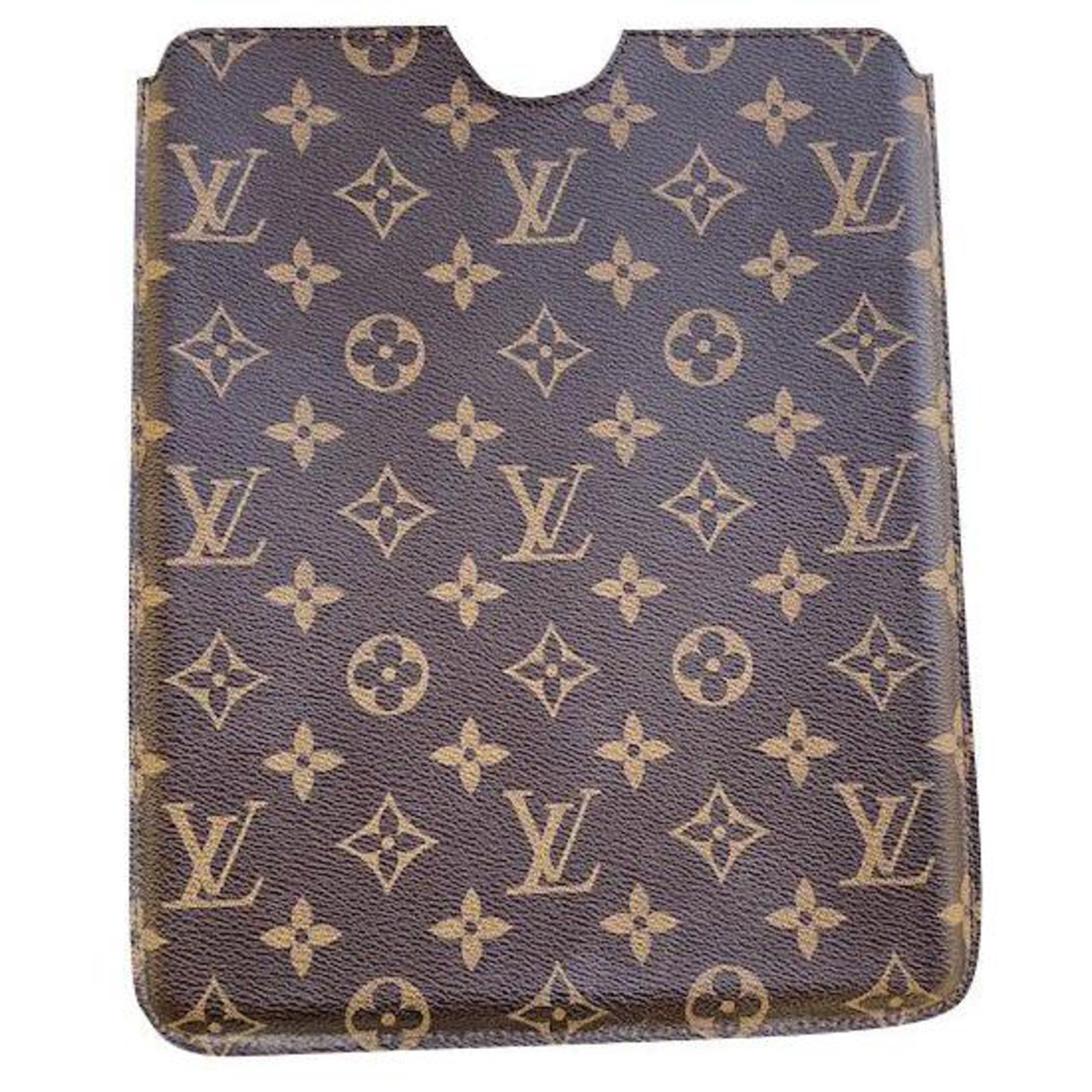 Louis Vuitton iPad case Brown Cloth - Joli Closet