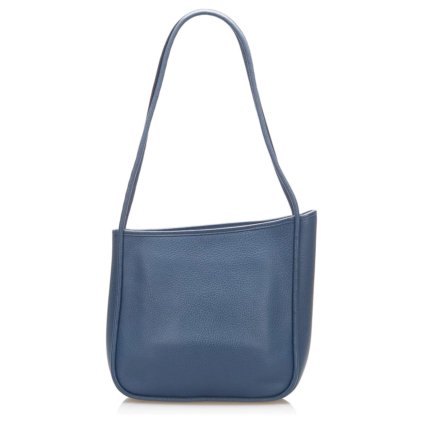 Hermès Hermes Blue Nami Leather Shoulder Bag Pony-style calfskin ref.274994  - Joli Closet
