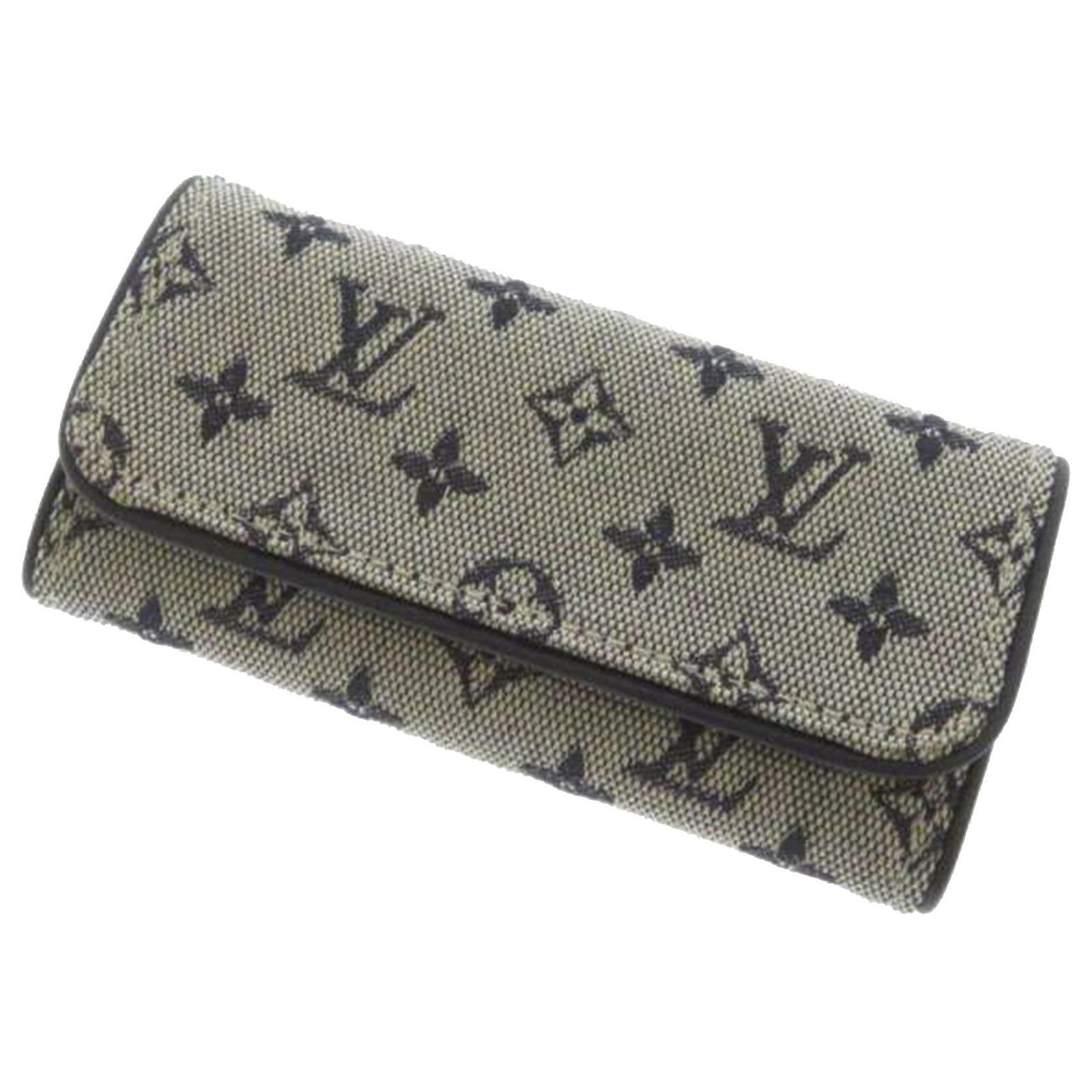 Louis Vuitton Gray Monogram Mini Lin Multicles 4 Key Holder Grey Cloth  Cloth ref.275421 - Joli Closet