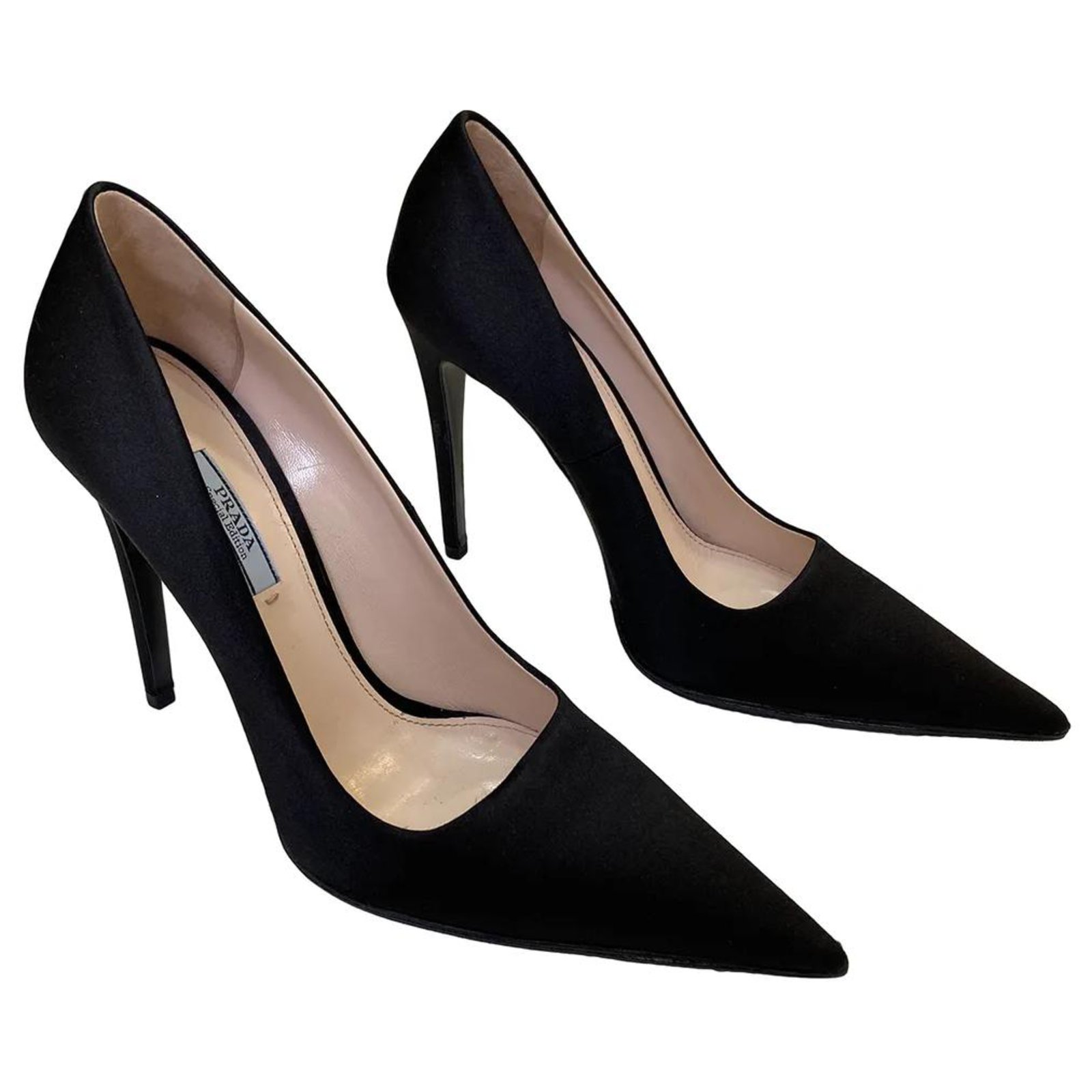 Women's NEW Prada Logo Slip On Pump Heels Shoes Size 38.5 EU/8.5 US  Burgundy | eBay