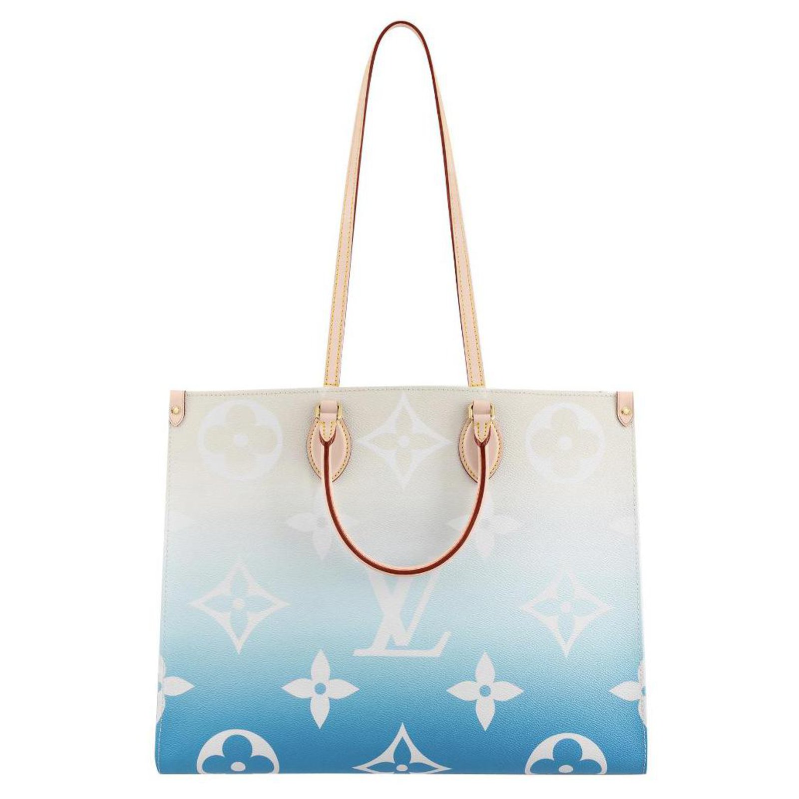 LOUIS VUITTON Empreinte Monogram Giant By The Pool Onthego MM Summer Blue  699253