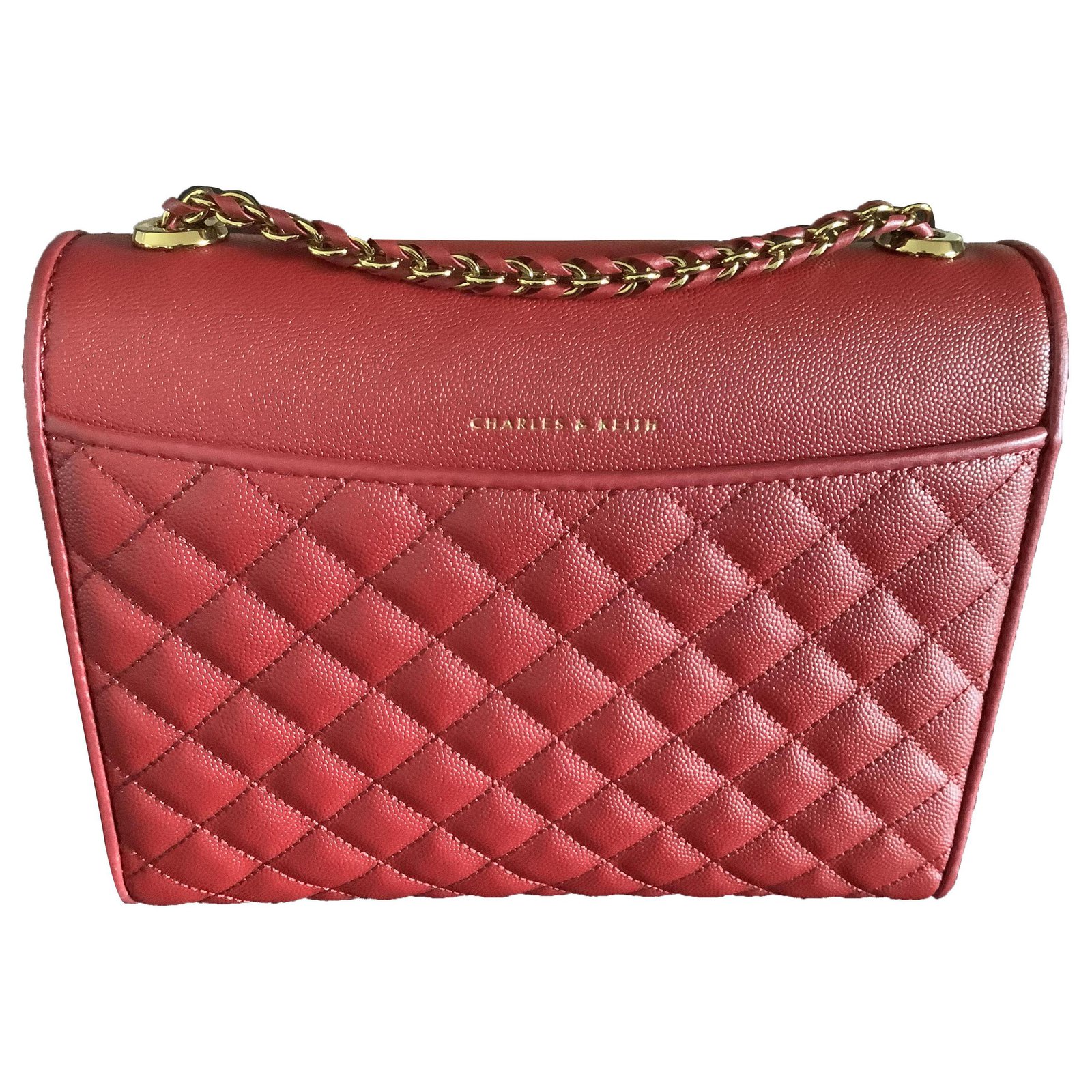 Autre Marque Charles & Keith Red Synthetic ref.276356 - Joli Closet