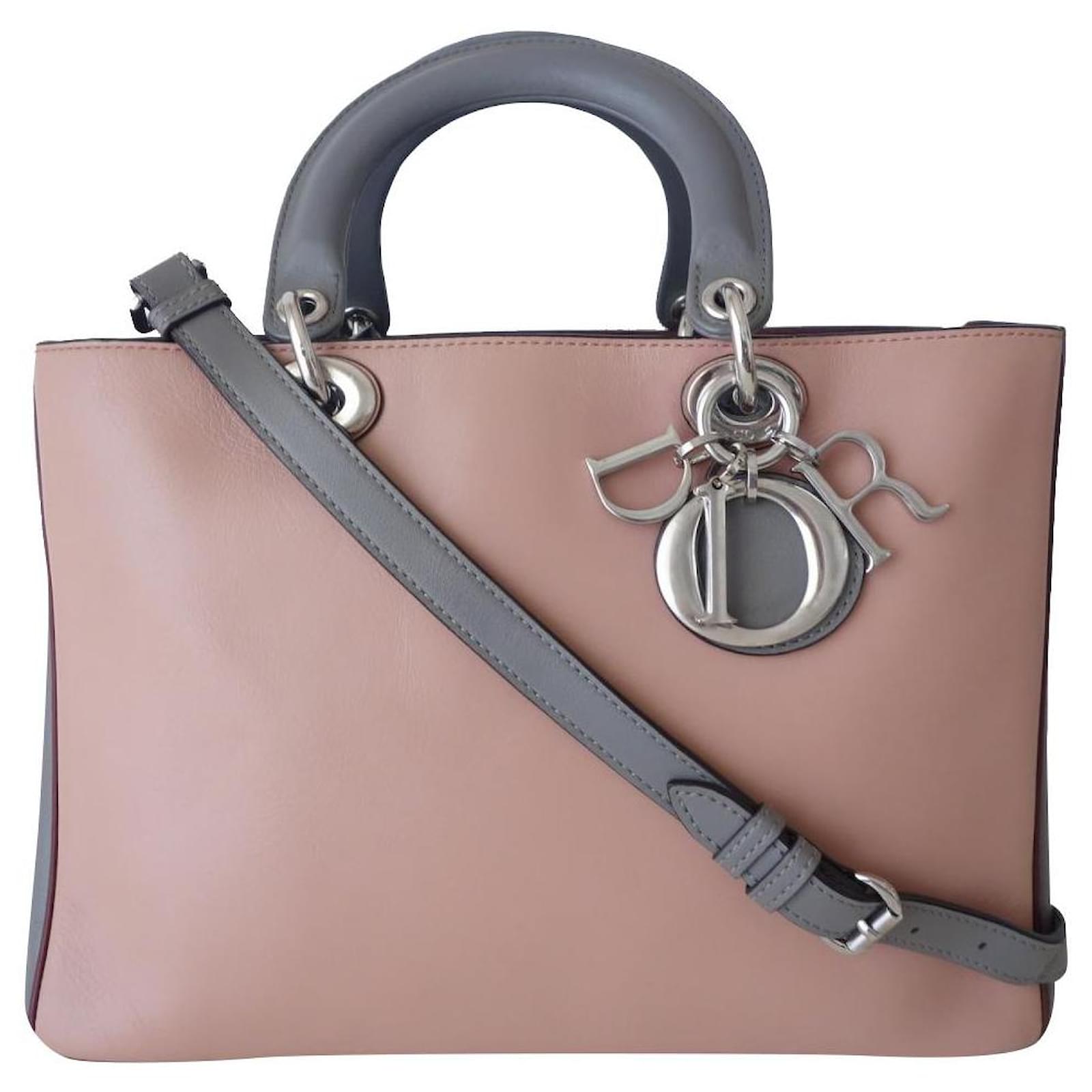 Sac Dior Diorissimo Cuir Rose Gris Bordeaux Joli Closet