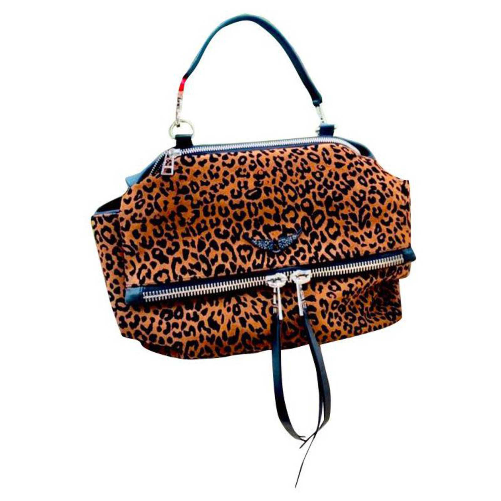 Ambtenaren Noodlottig uniek Zadig & Voltaire reversible black and leopard bag, new Brown Leather  ref.277953 - Joli Closet