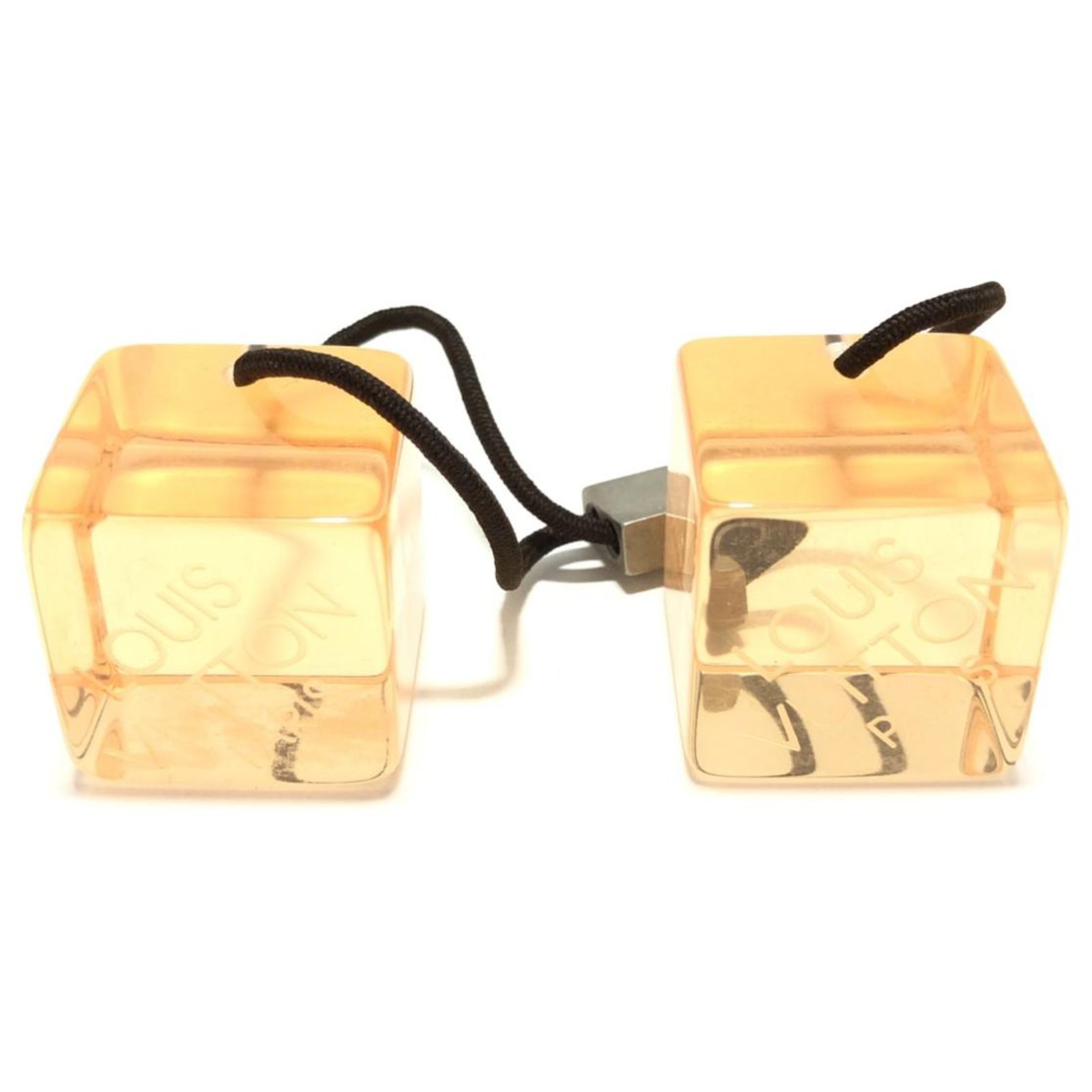 Louis Vuitton Hair cube Yellow Plastic ref.755158 - Joli Closet