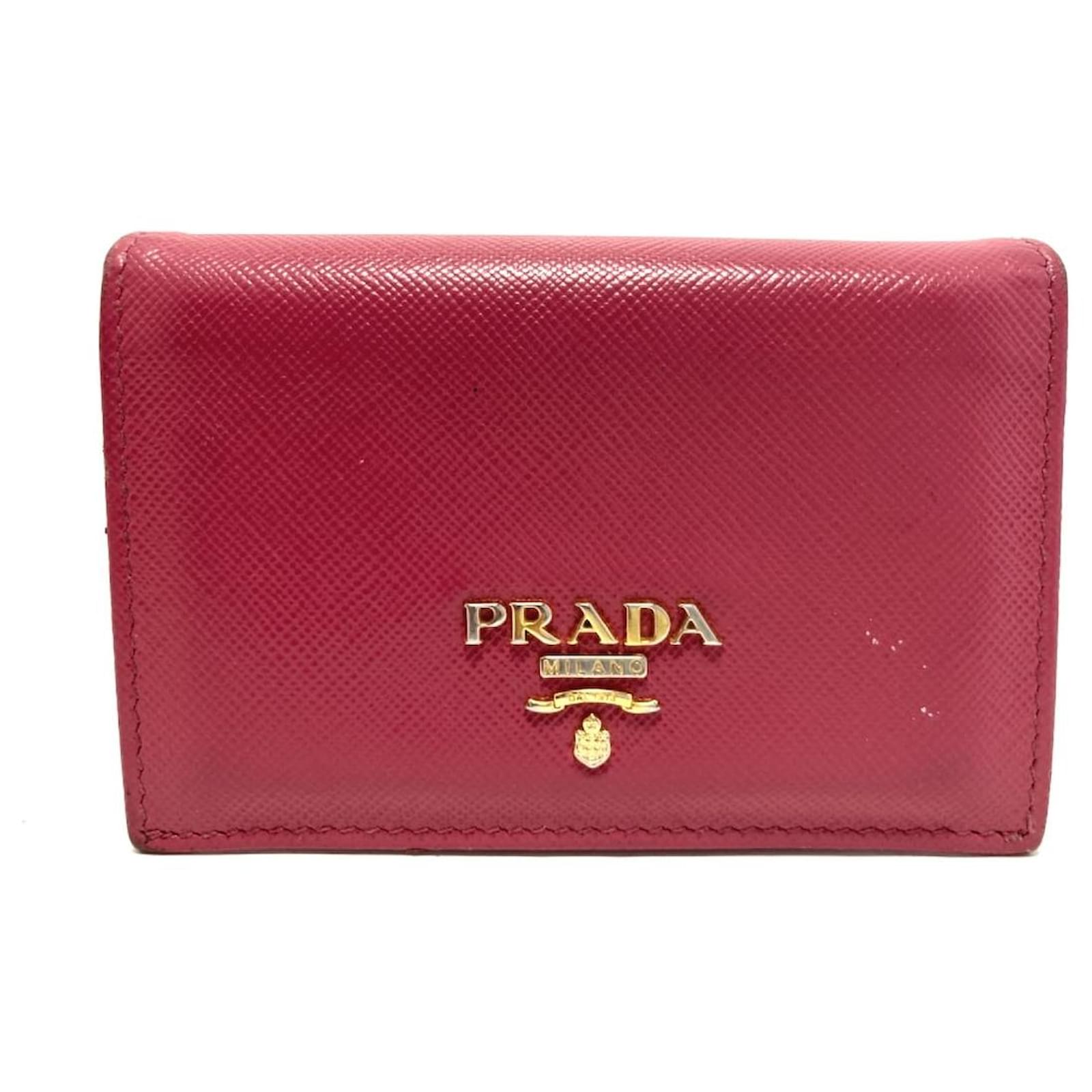 PRADA wallet Leather ref.280071 Joli Closet