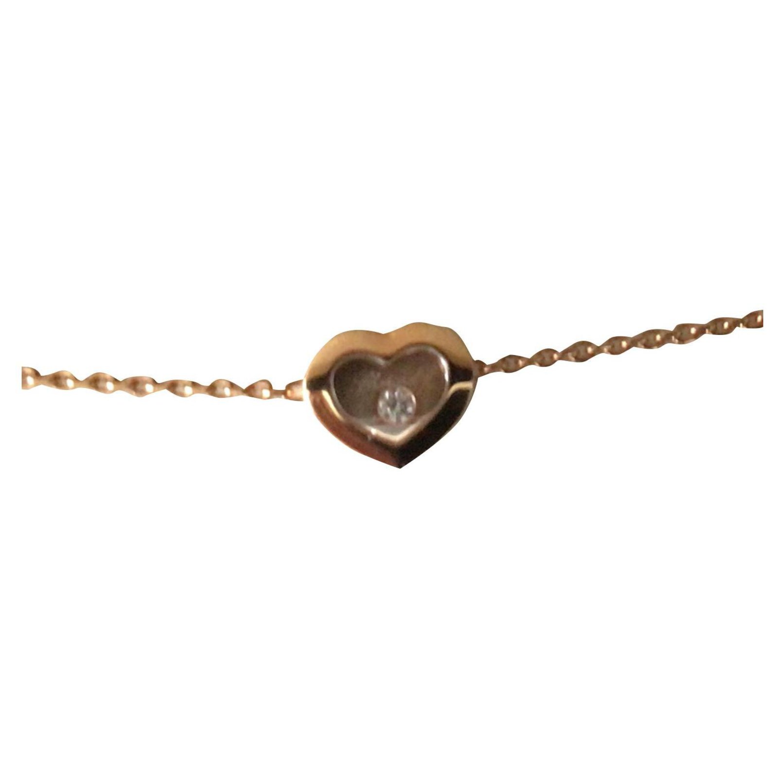 Chopard 18k Yellow Gold Happy Diamond Heart Charm Bracelet For Sale at  1stDibs | chopard bracelet for men, chopard happy diamond heart bracelet, chopard  bracelet happy diamonds