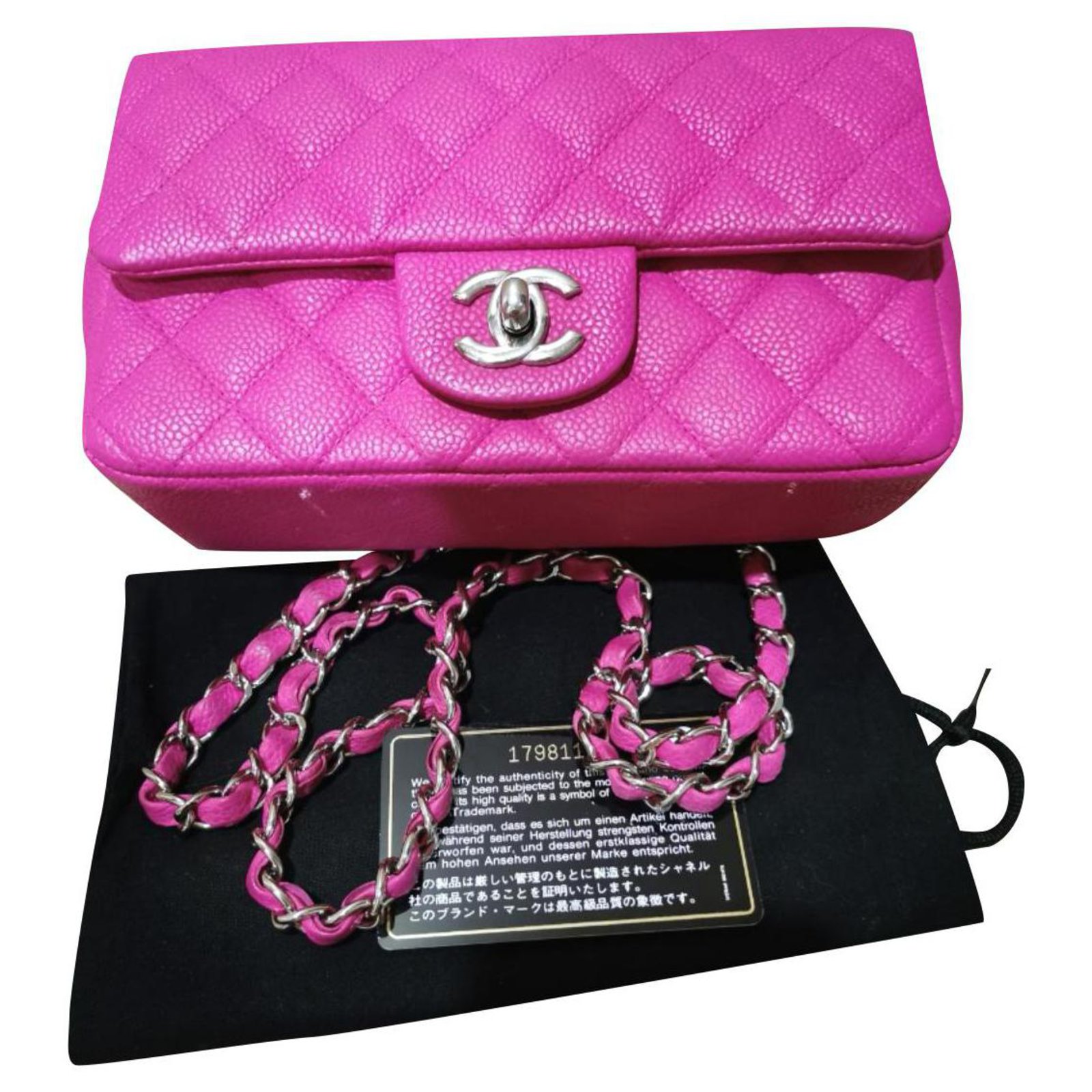 Hot Pink Mini Classic Bag II