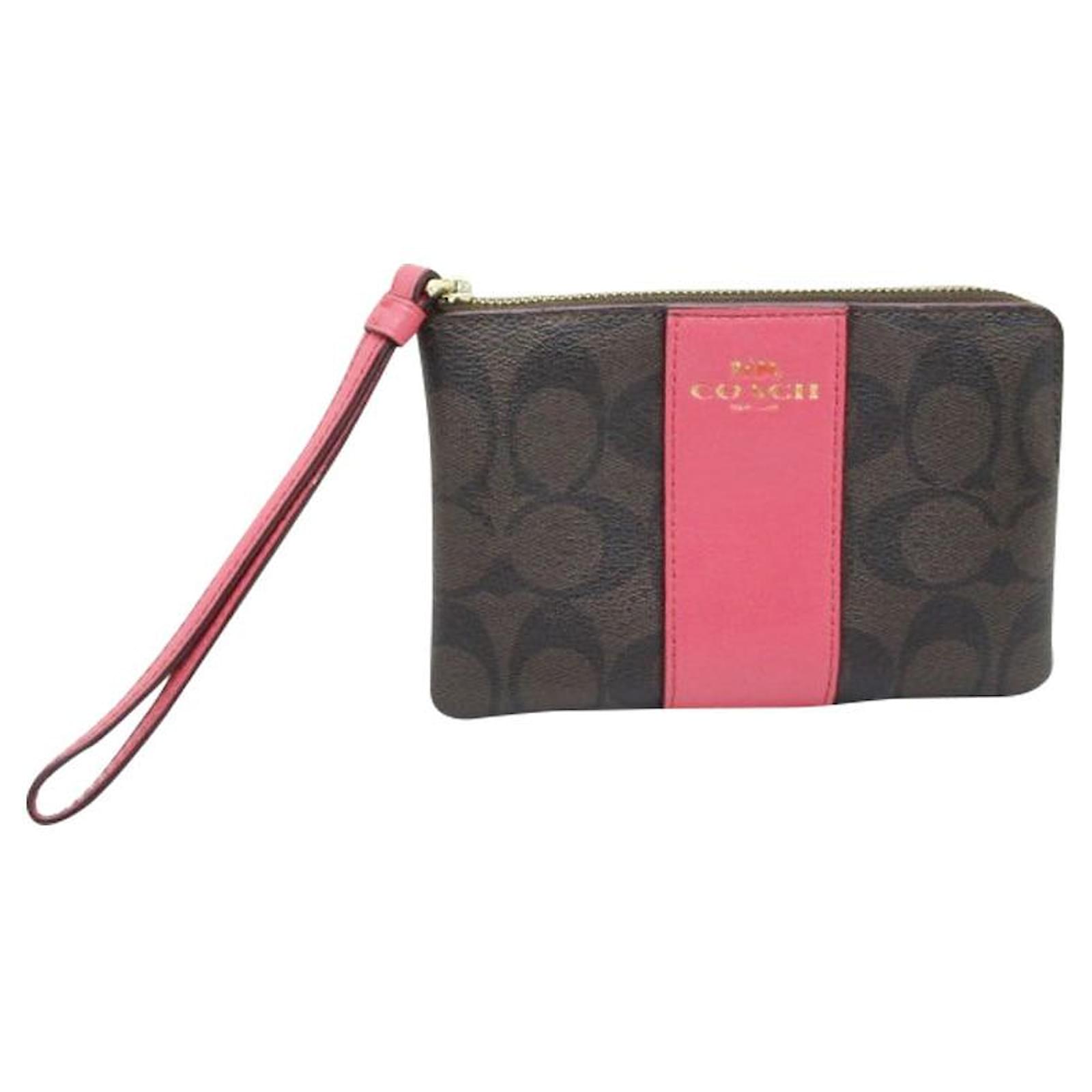 Coach Clutch bag Black Leather ref.281648 Joli Closet