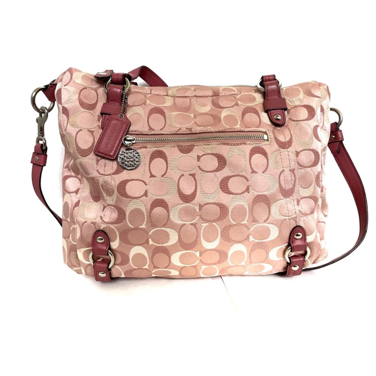 Coach Pink Messenger Crossbody Bag One Size