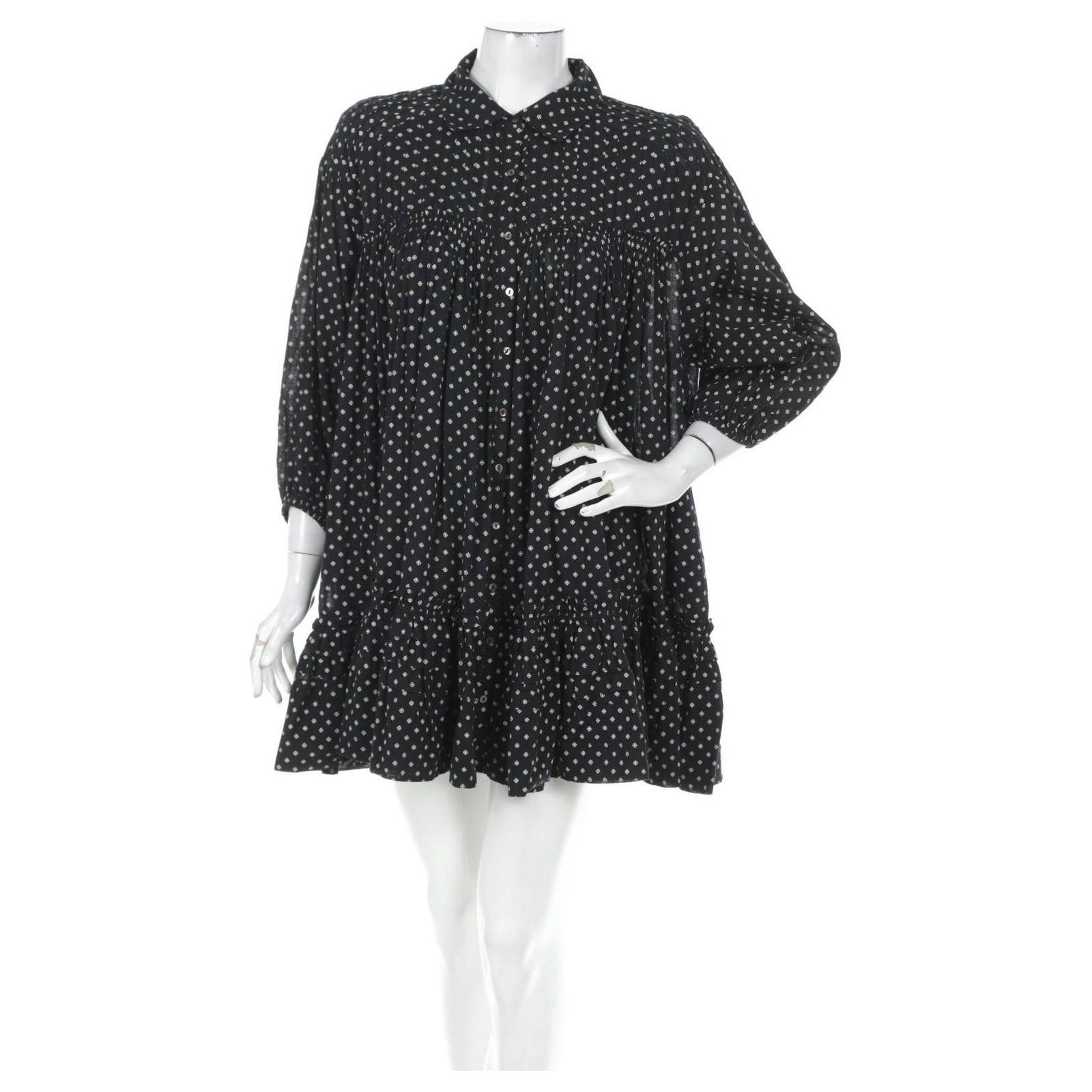 Free People Dresses Black White Cotton ref 282267 Joli Closet Free People Dresses Black White Cotton ref 282267 Joli Closet