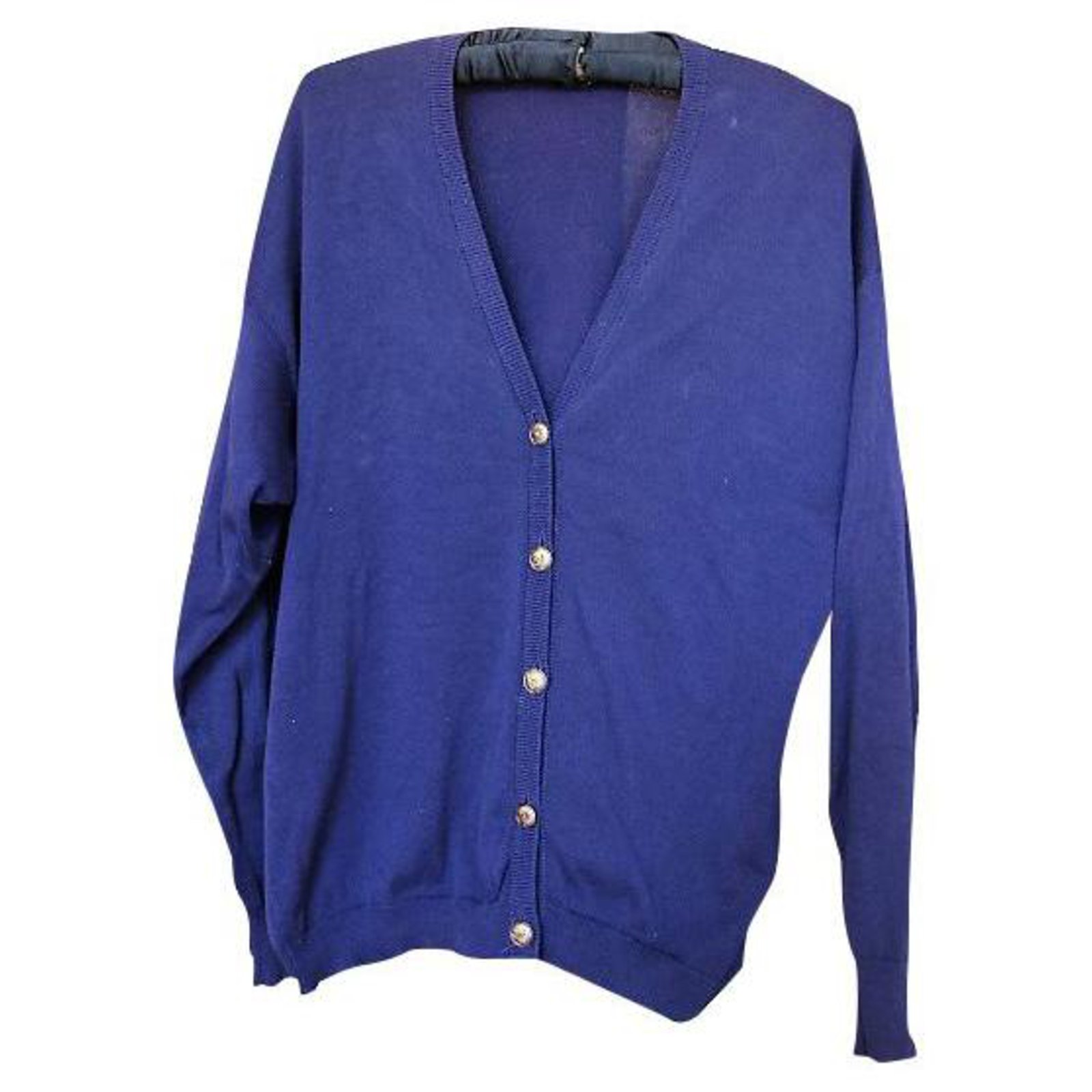 Chanel Knitwear Navy blue Cotton ref.283671 - Joli Closet