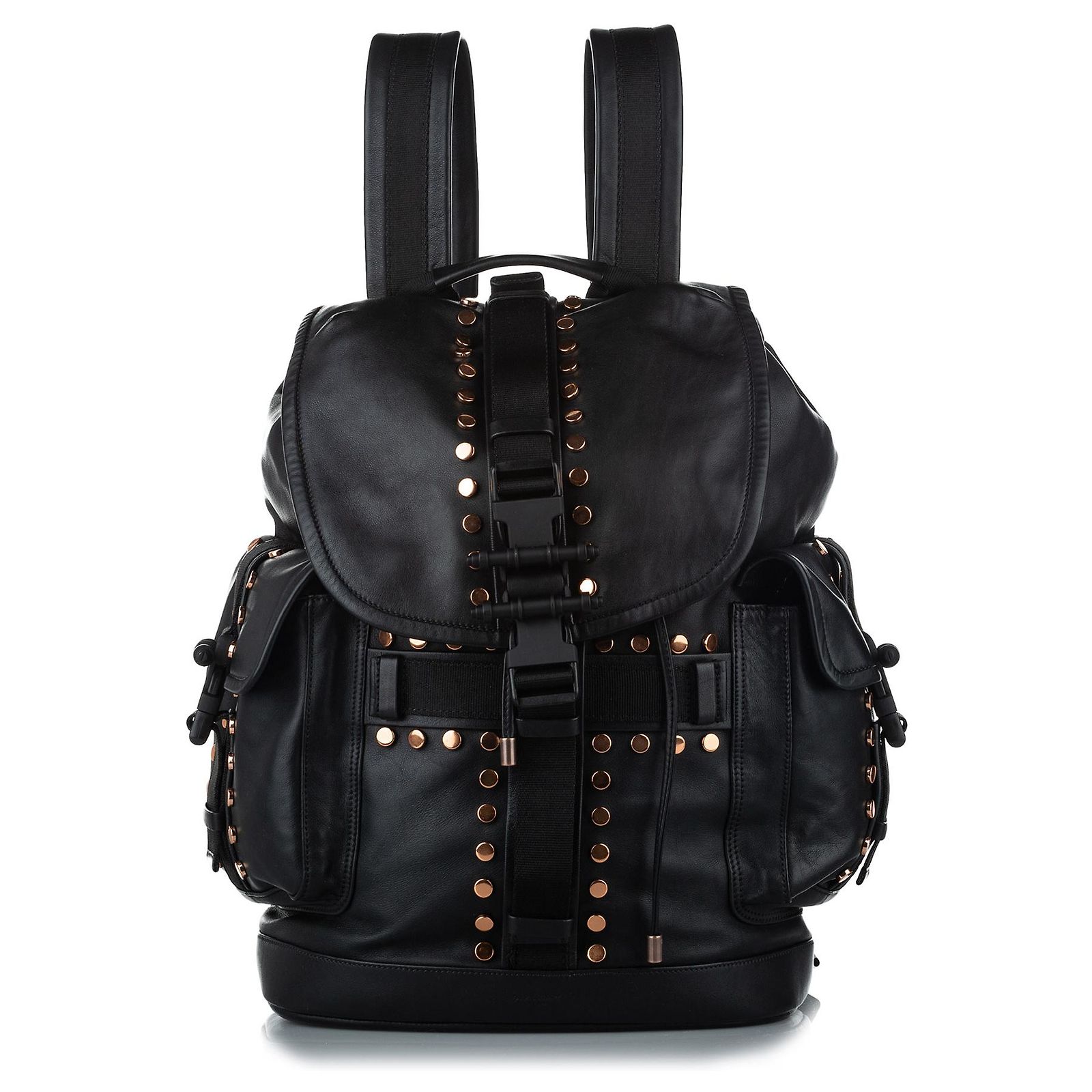 Givenchy Black Obsedia Studded Leather Backpack Pony-style 