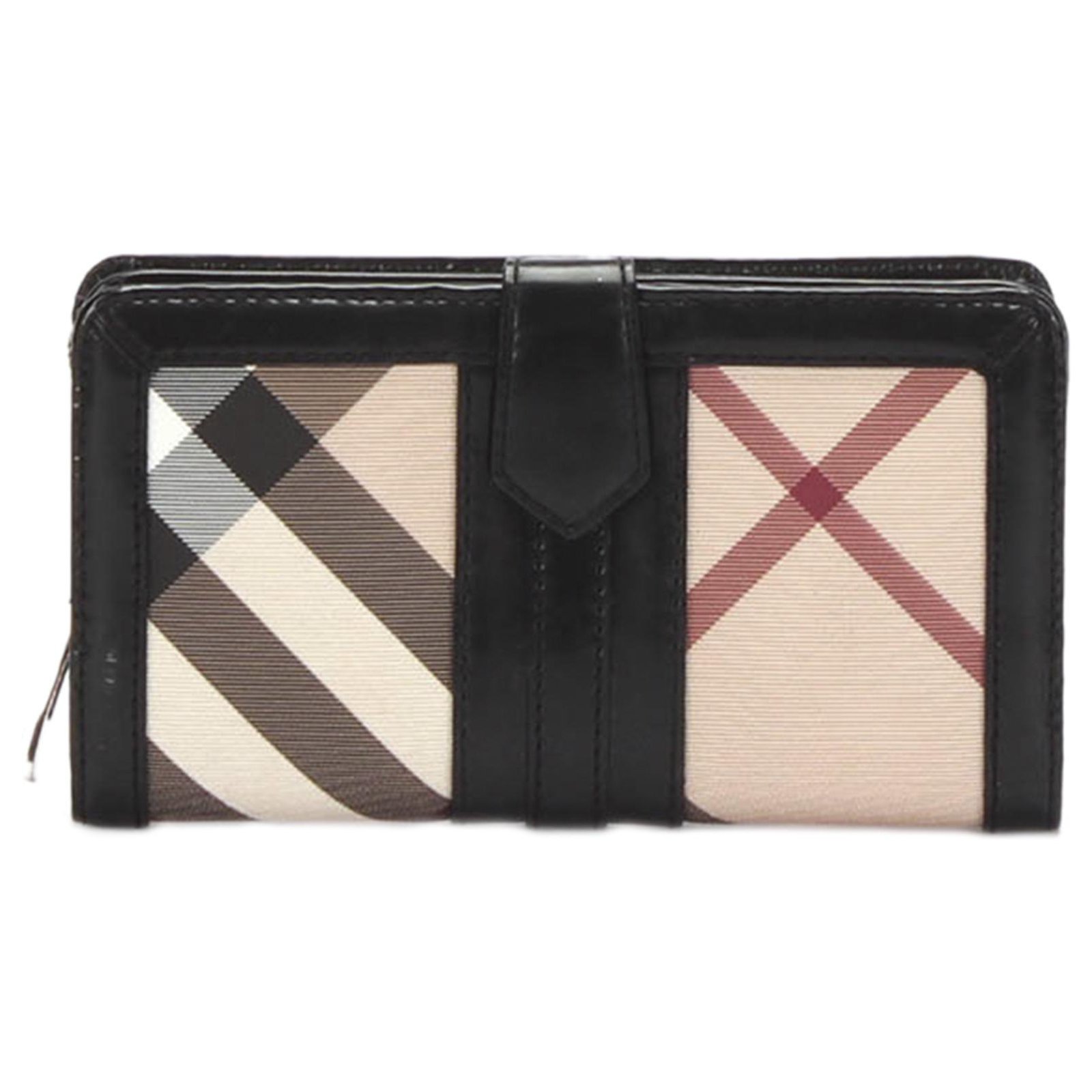 Burberry Nova Check and Patent Wallet