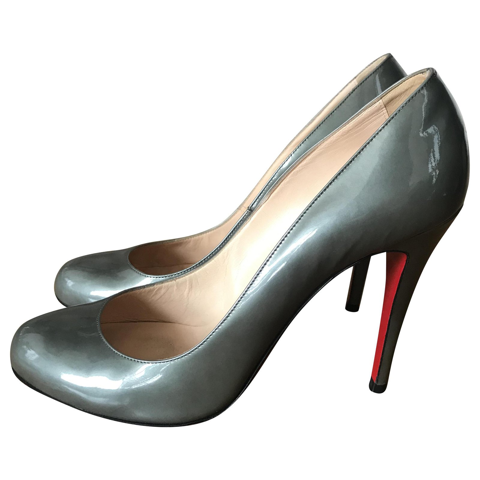 Louboutin Ron Metallic Patent leather ref.285038 - Joli Closet