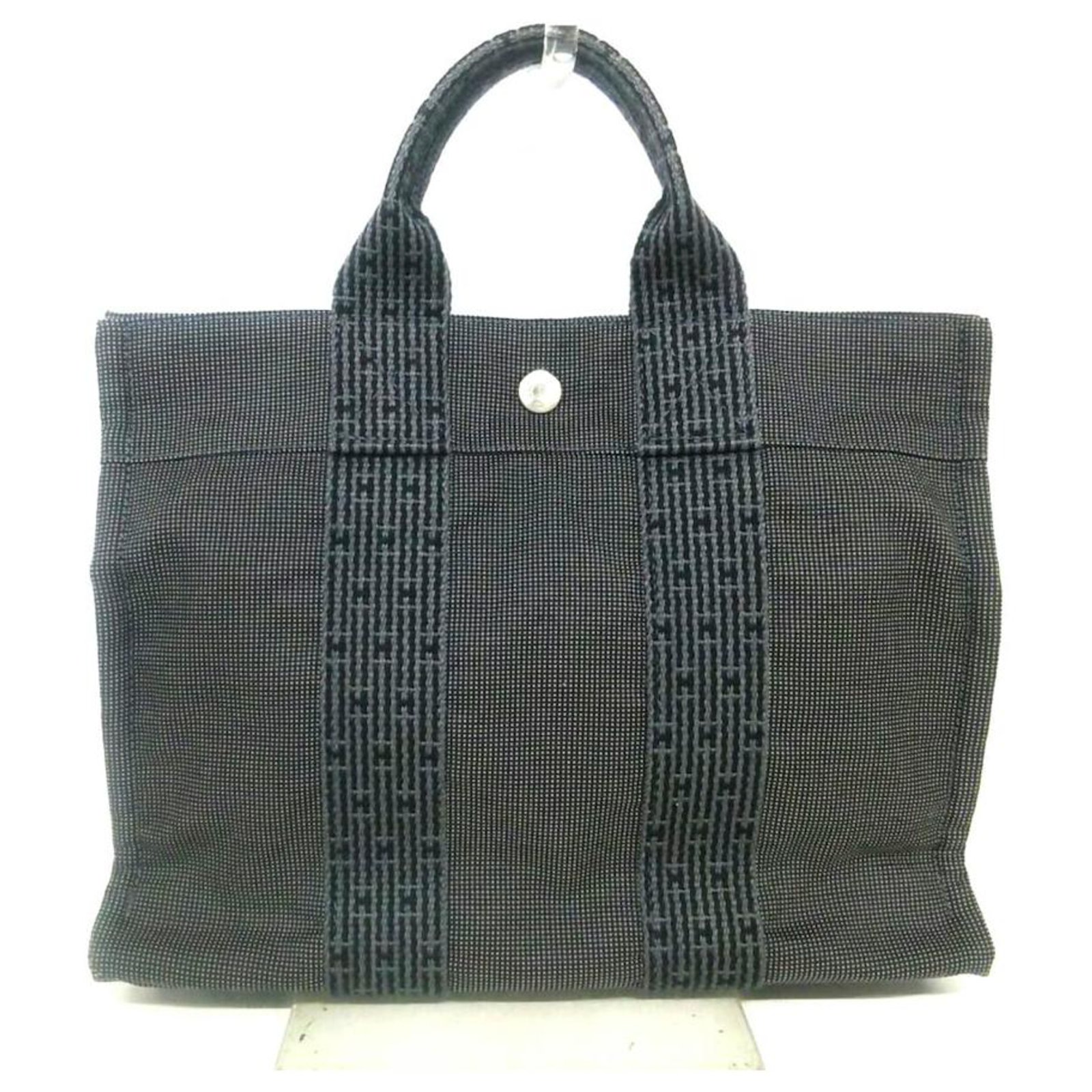 Hermès Tote bag Grey Polyamide ref.286085 - Joli Closet