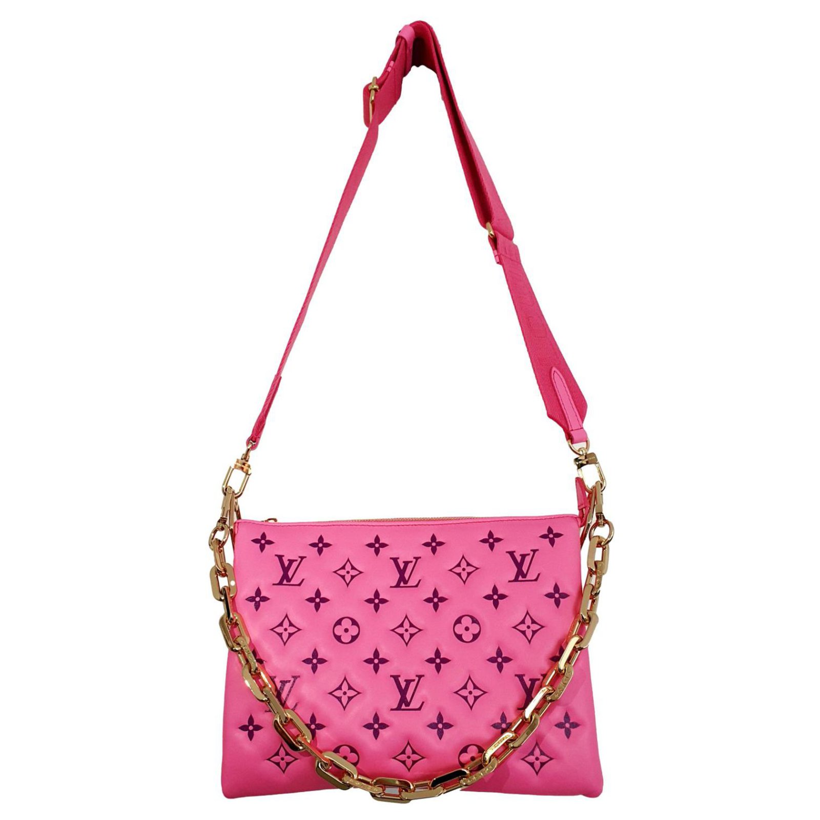 Louis Vuitton Cushion bag PM pink Vuittamine Leather ref.286115 - Joli ...