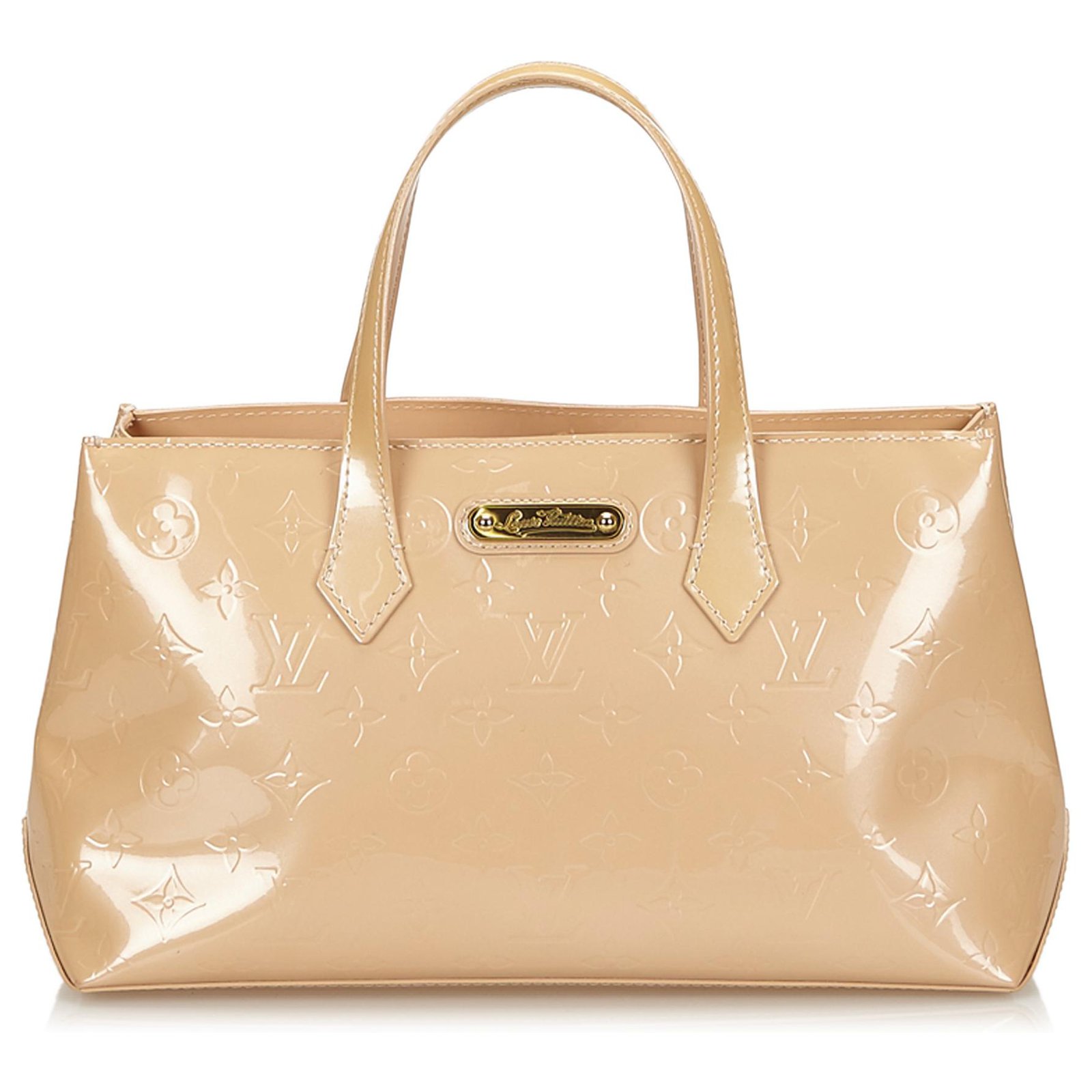 Louis Vuitton Pink Vernis Wilshire Boulevard PM Leather Patent leather  ref.286368 - Joli Closet
