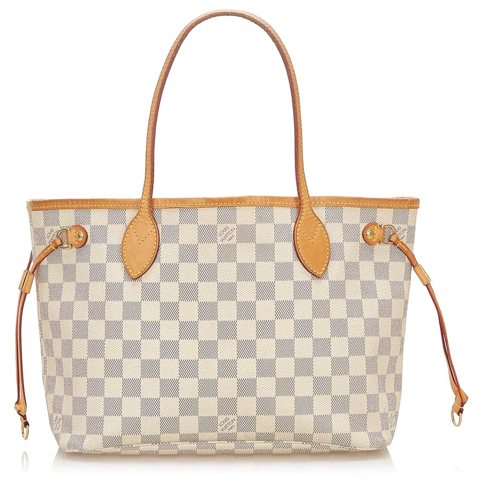 visiere louis vuitton en toile damier azur blanc