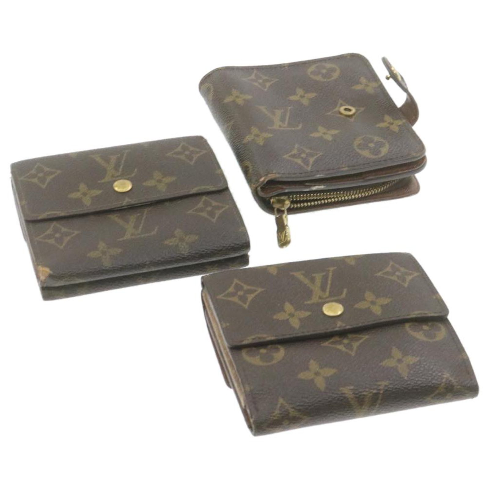 Louis Vuitton Monogram Wallet Brown F