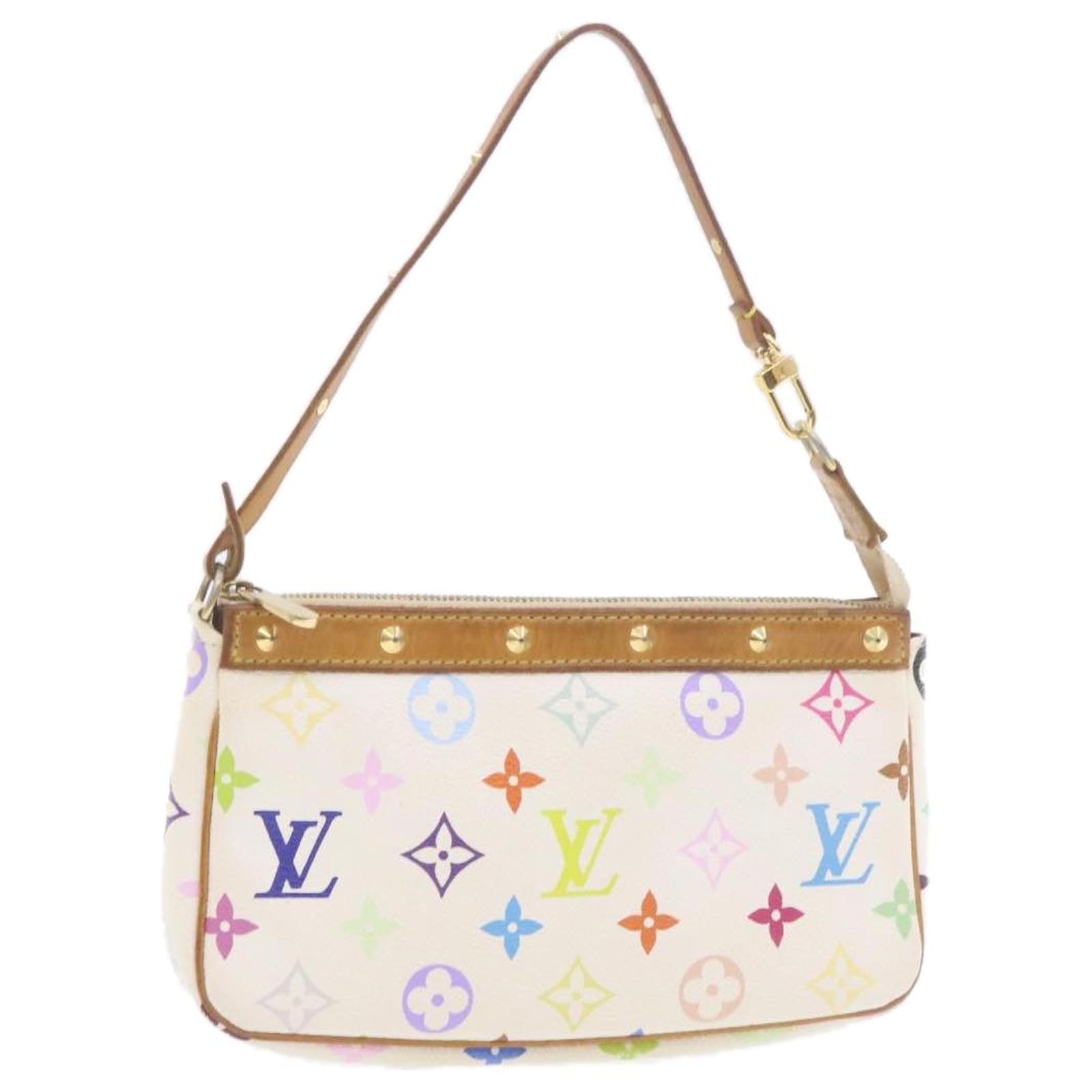 louis vuitton multicolor pochette bolsa
