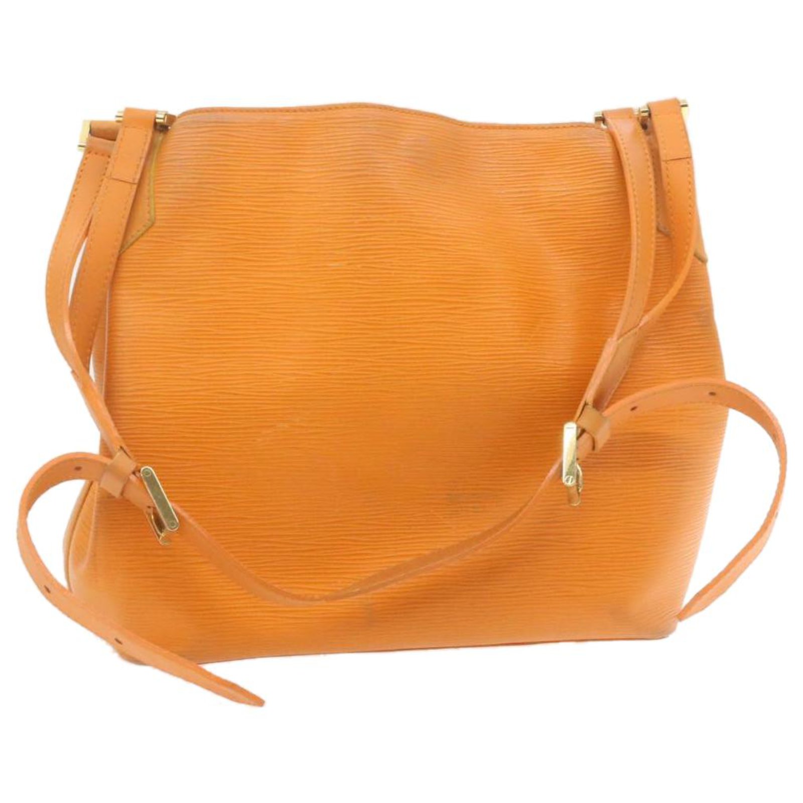 Louis Vuitton Louis Vuitton Mandara PM bag in orange epi leather