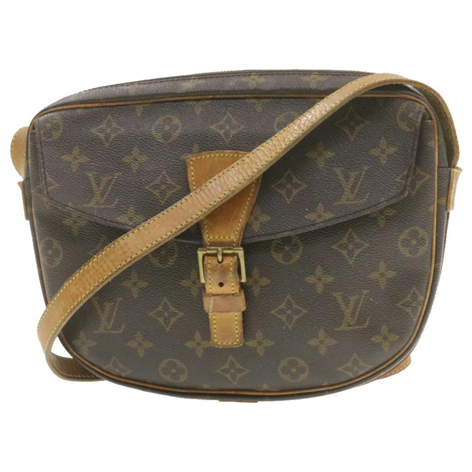 LOUIS VUITTON Monogram Jeune Fille GM Shoulder Bag M51225 LV Auth